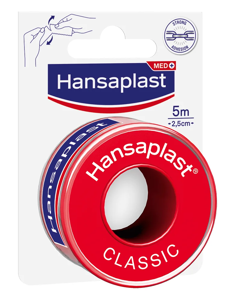 Hansaplast Fixation Tape Classic 5m x 2,5 cm - Kirurgtejp
