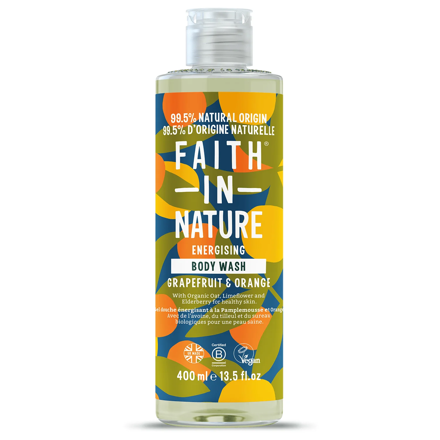 Faith in Nature Body Wash Grapefruit & Orange 400 ml - Duschkräm & duschtvål