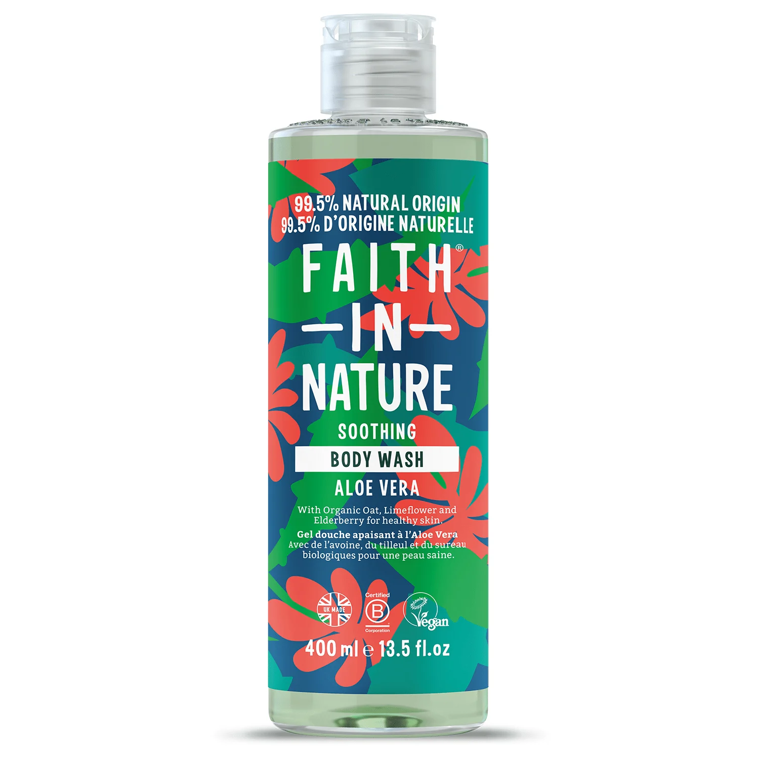Faith in Nature Body Wash Aloe Vera 400 ml - Duschkräm & duschtvål