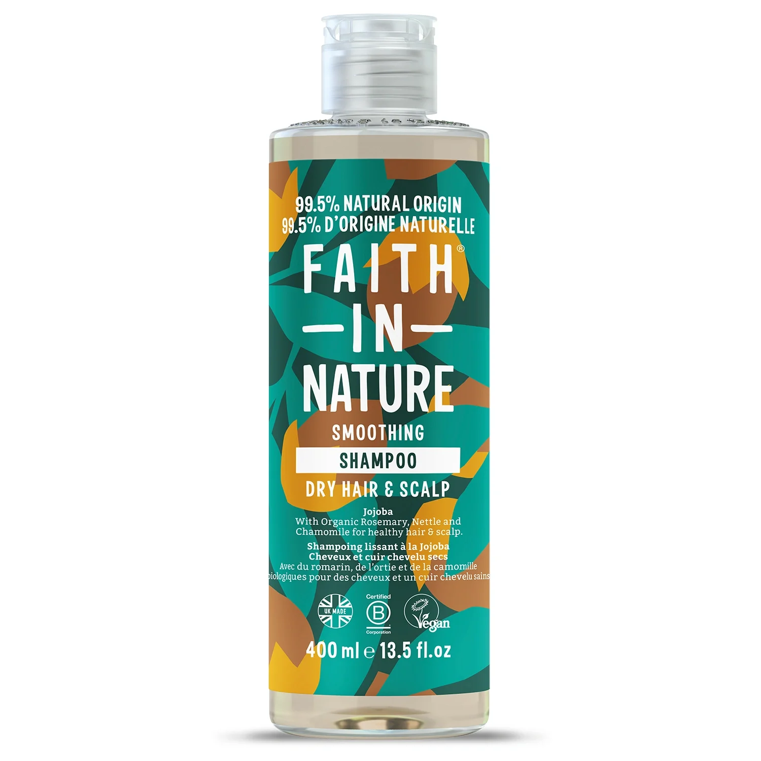 Faith in Nature Shampoo Jojoba 400 ml - Schampo för torrt hår