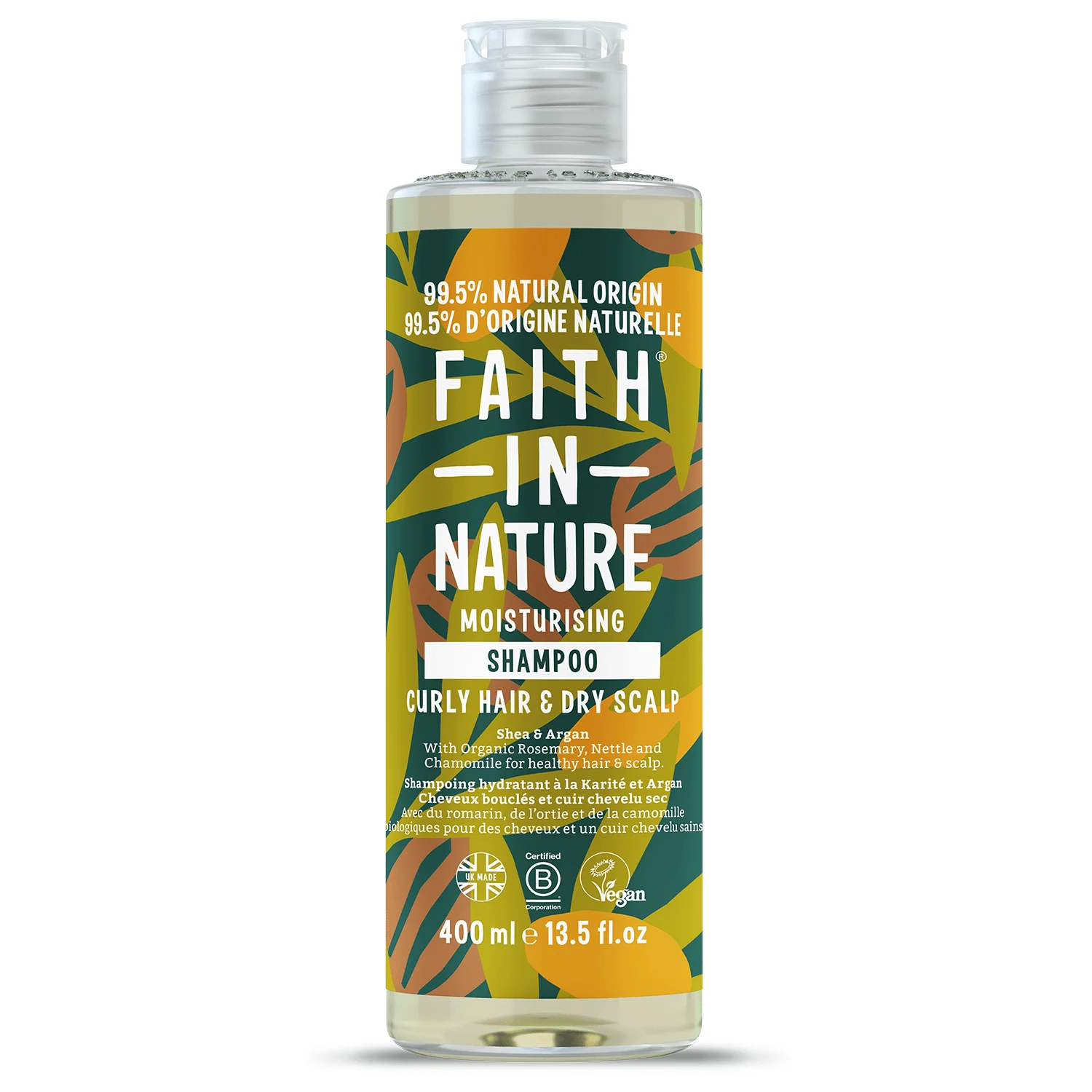 Faith in Nature Shampoo Shea & Argan 400 ml - Schampo för lockigt hår