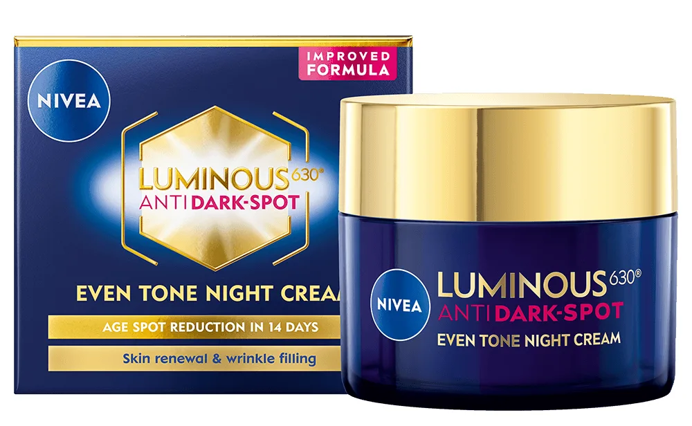 Nivea Luminous 630 Anti Dark Spot Night Cream 50 ml - Ansiktskräm - nattkräm
