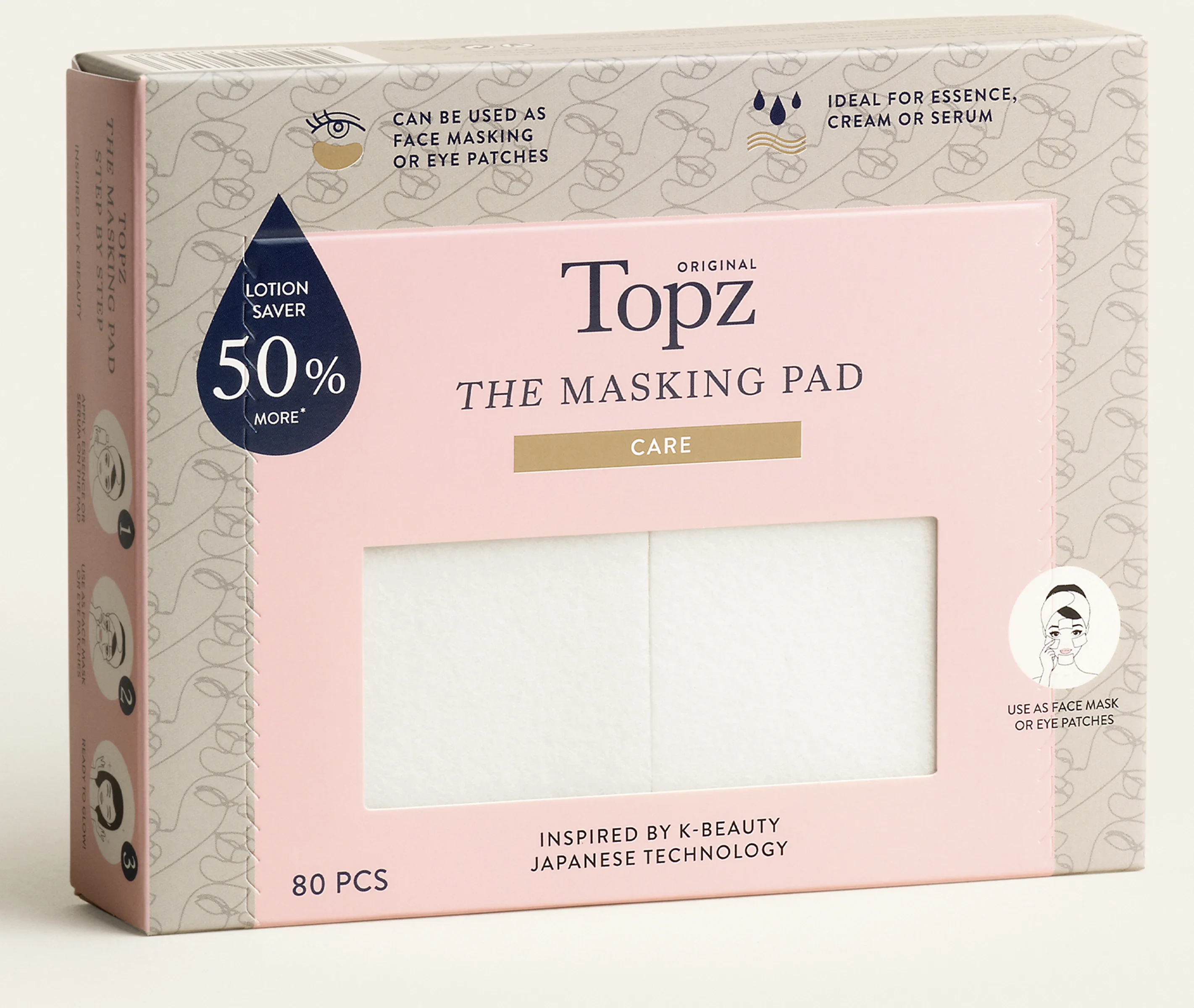 Topz Premium The Masking Pad 80 st - Sheet mask
