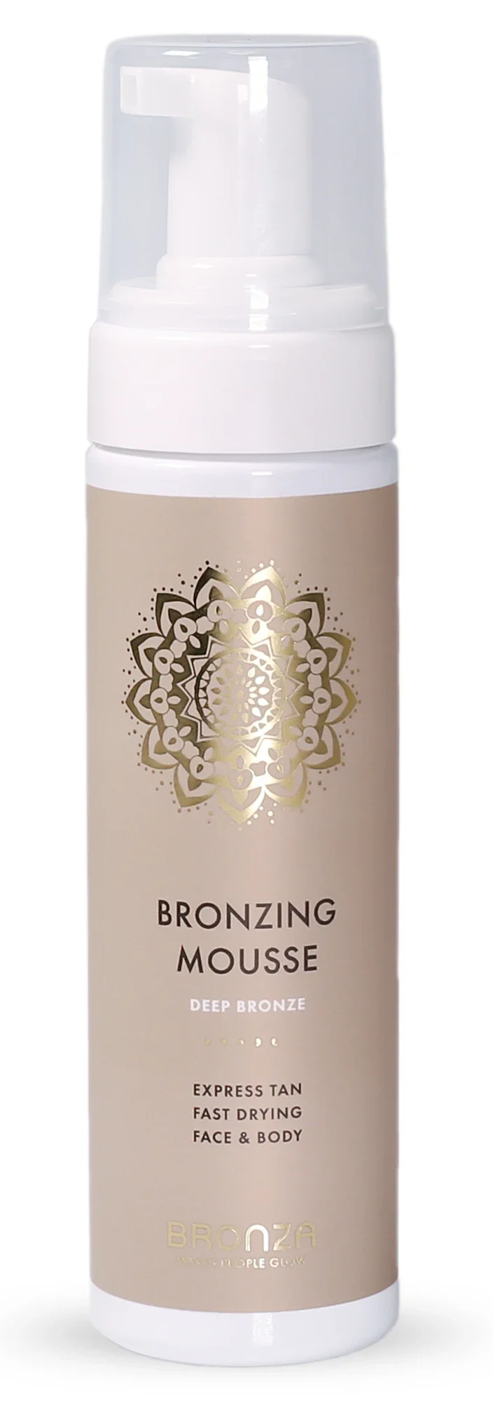 Bronza Deep Bronze Bronzing Mousse 200 ml - Brun utan sol ansikte