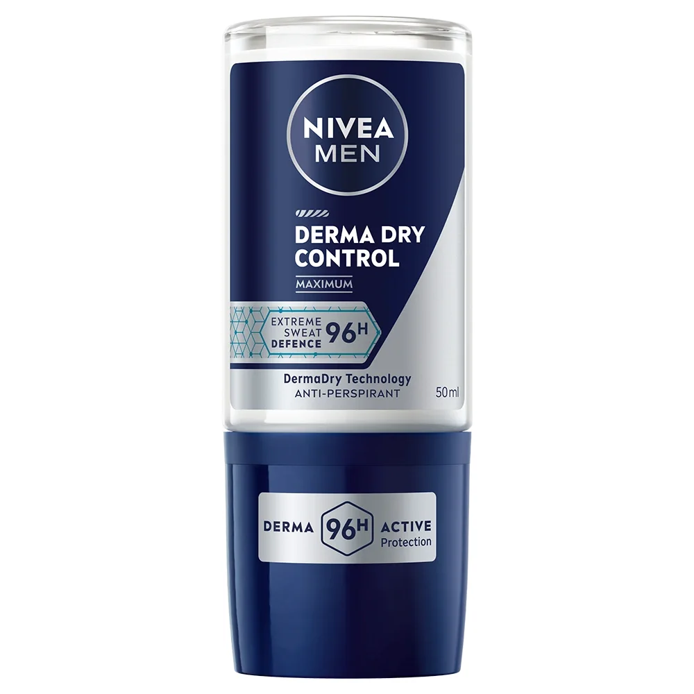 Nivea Men Derma Dry Maximum Protection Roll-on 50 ml - Deodorant & antiperspirant för män