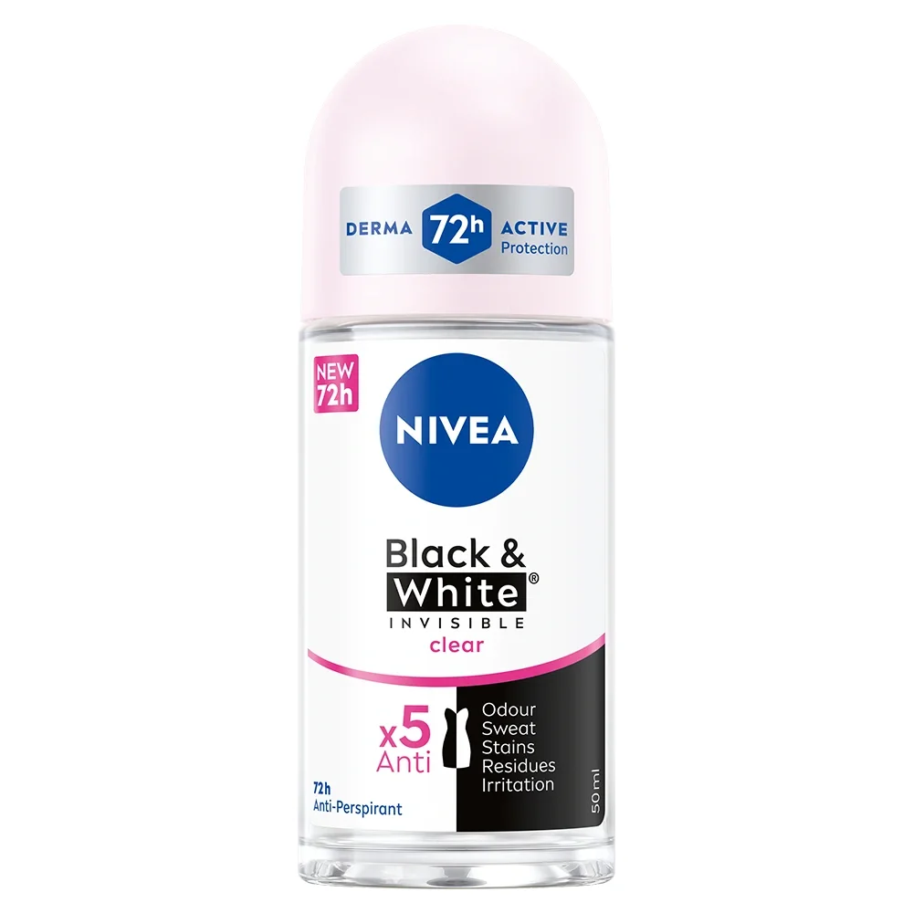 Nivea Black & White Original Roll On 50 ml - Deodorant & antiperspirant