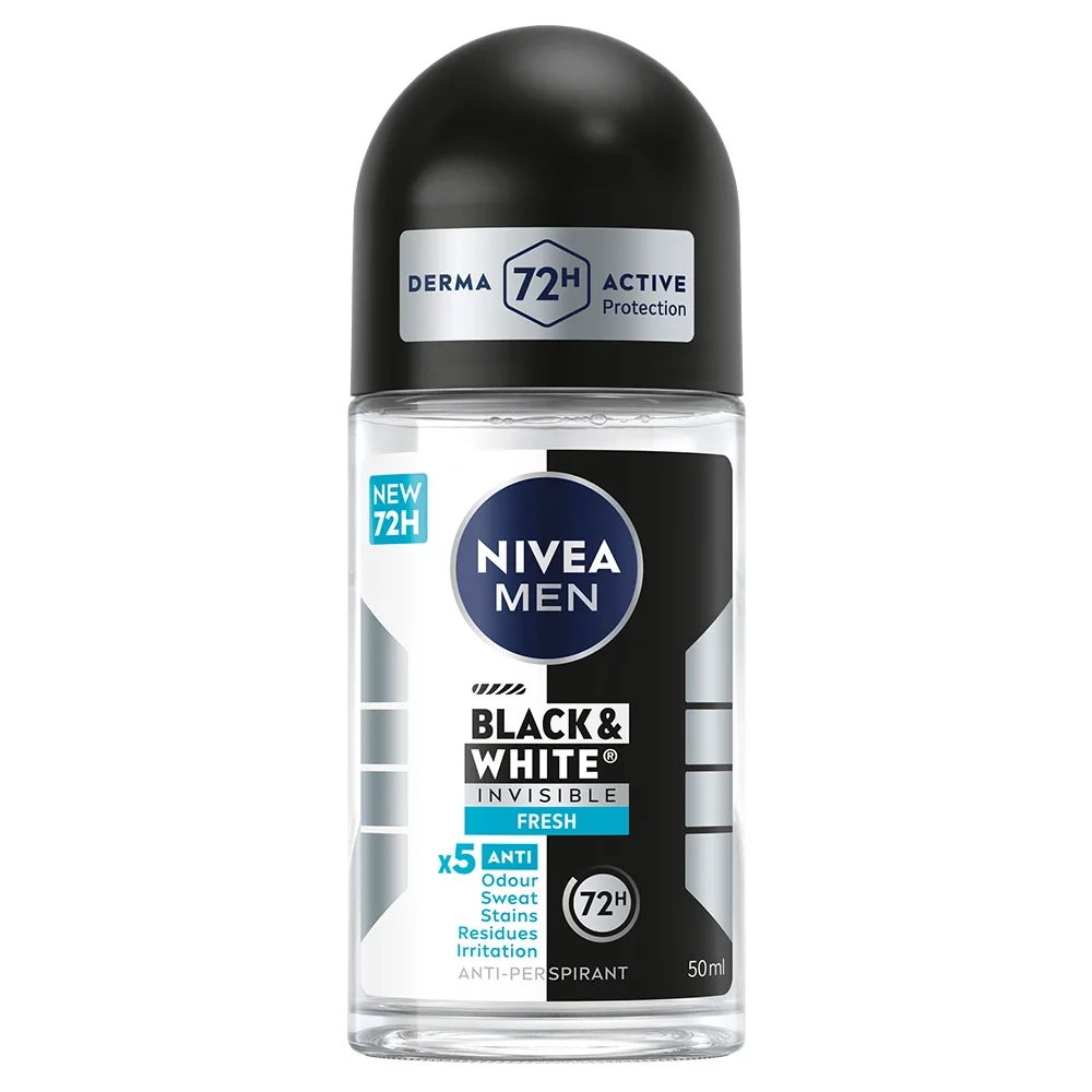 Nivea Men Black & White Fresh Roll On 50 ml