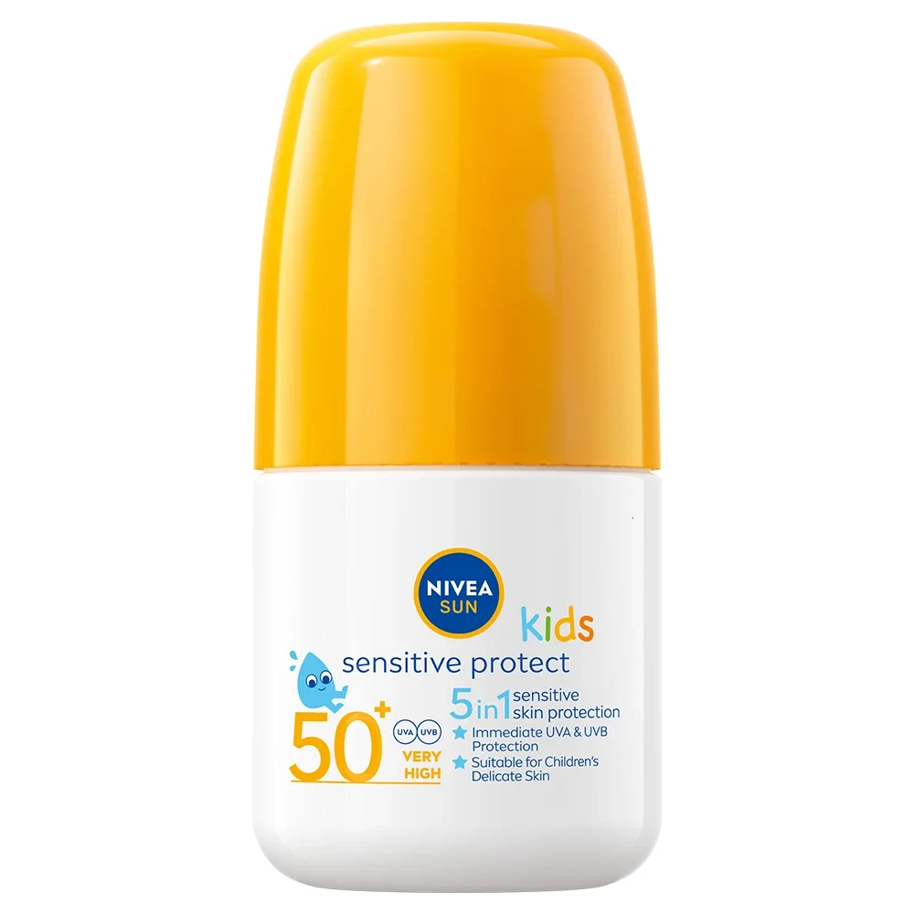 Nivea Sun Kids Sensitive Sun Roll On SPF 50+, 50 ml