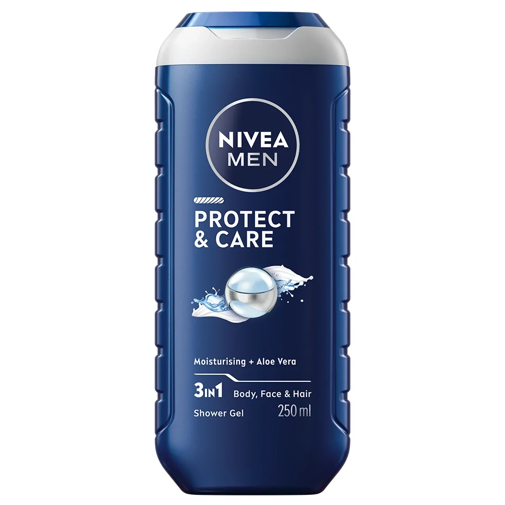 Nivea Men Protect & Care Shower Gel 250 ml - Duschkräm & duschgel för män
