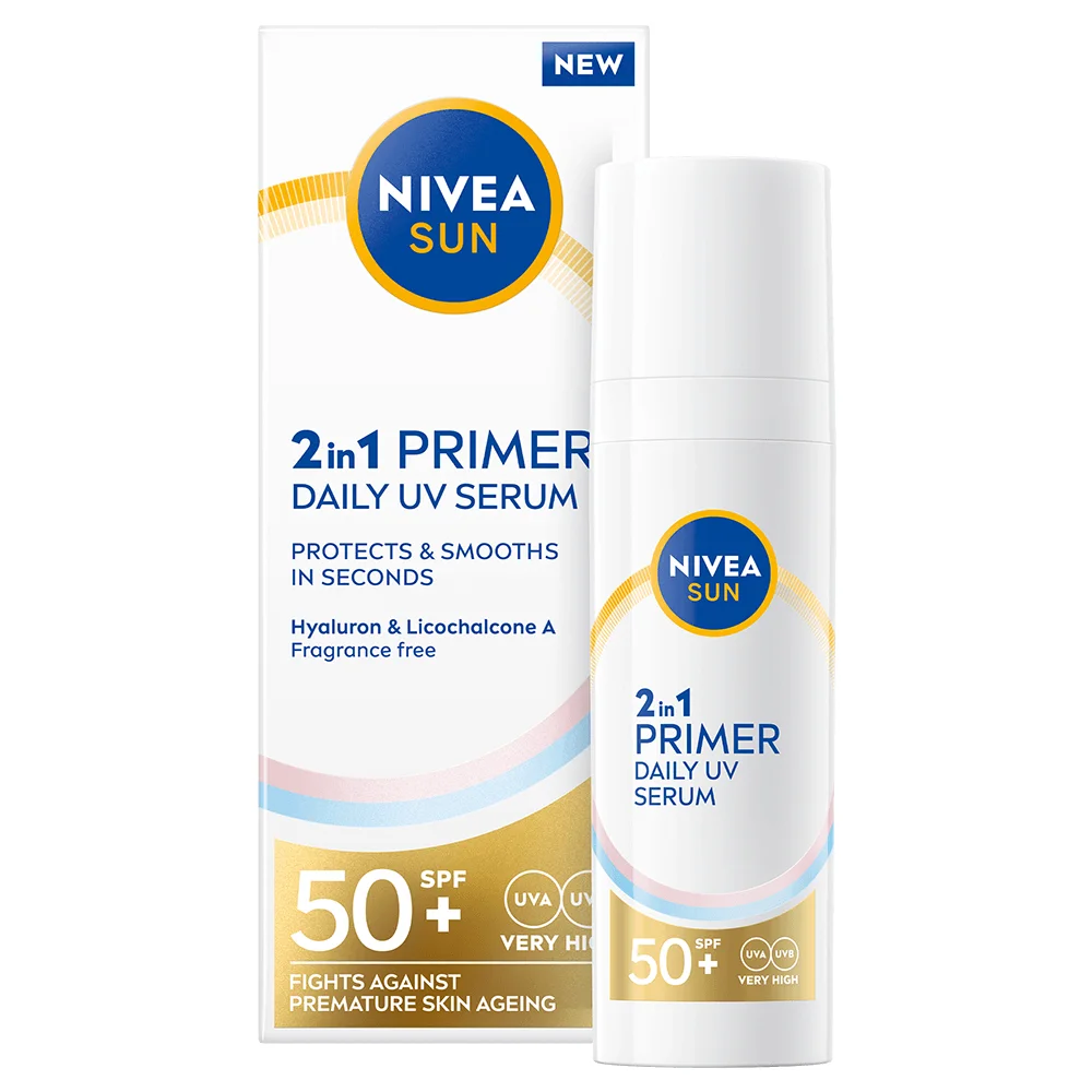 Nivea Sun UV Face 2in1 Daily UV Serum SPF 50+ 30 ml - Solskydd ansikte
