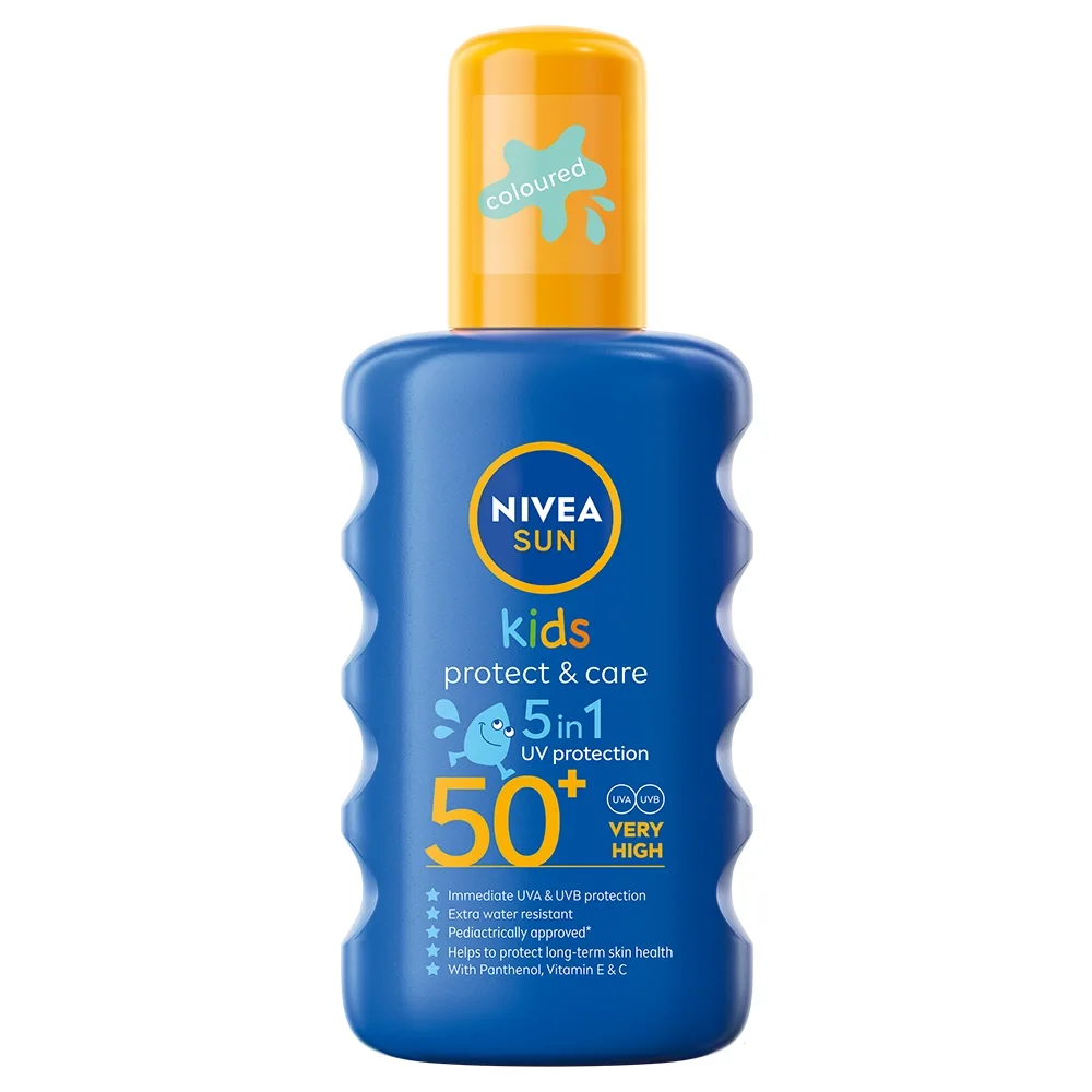Nivea Sun Protect & Care Kids Sun Spray SPF 50+ 200 ml - Solkräm för barn