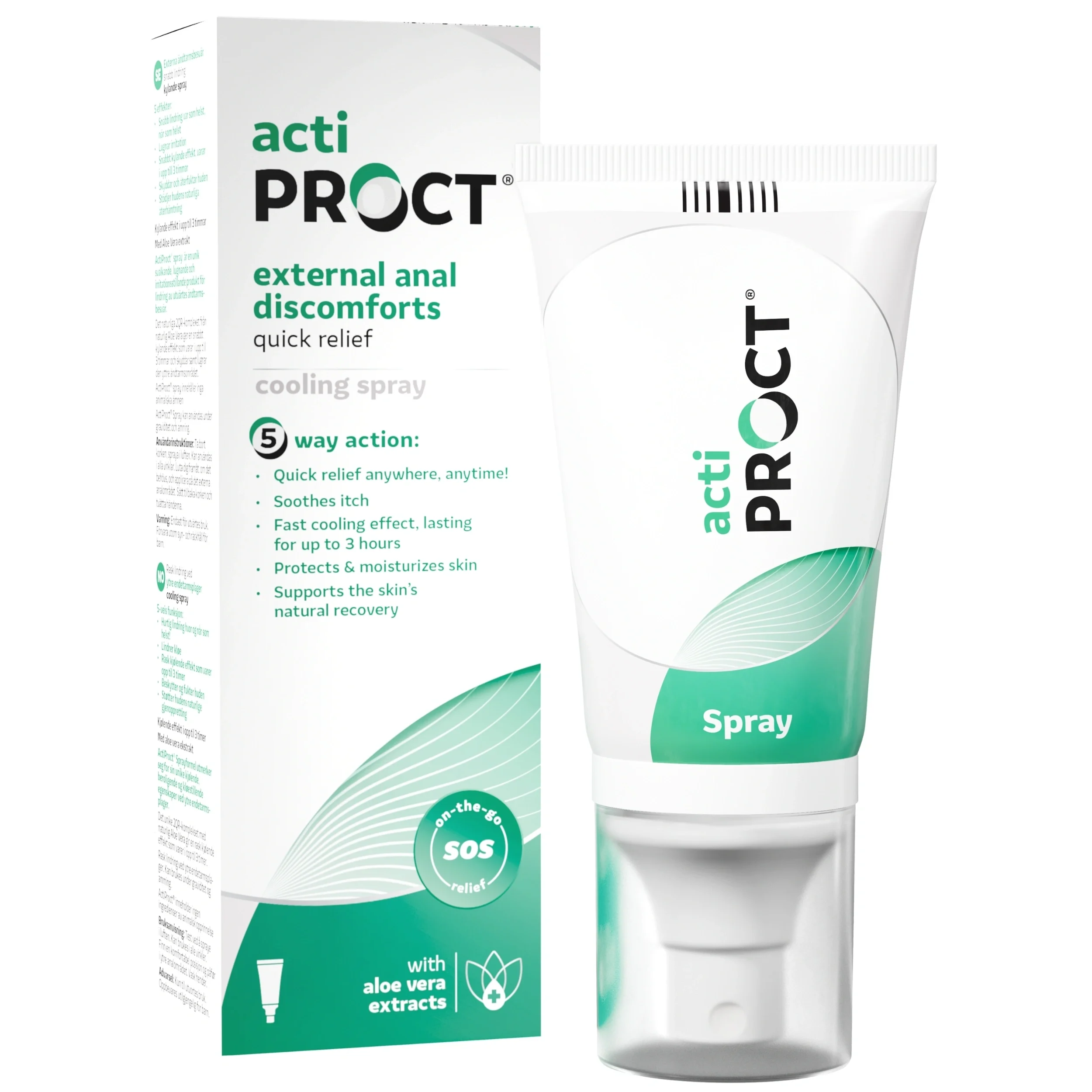 Actiproct Cooling Spray 50 ml - Ändtarmsbesvär