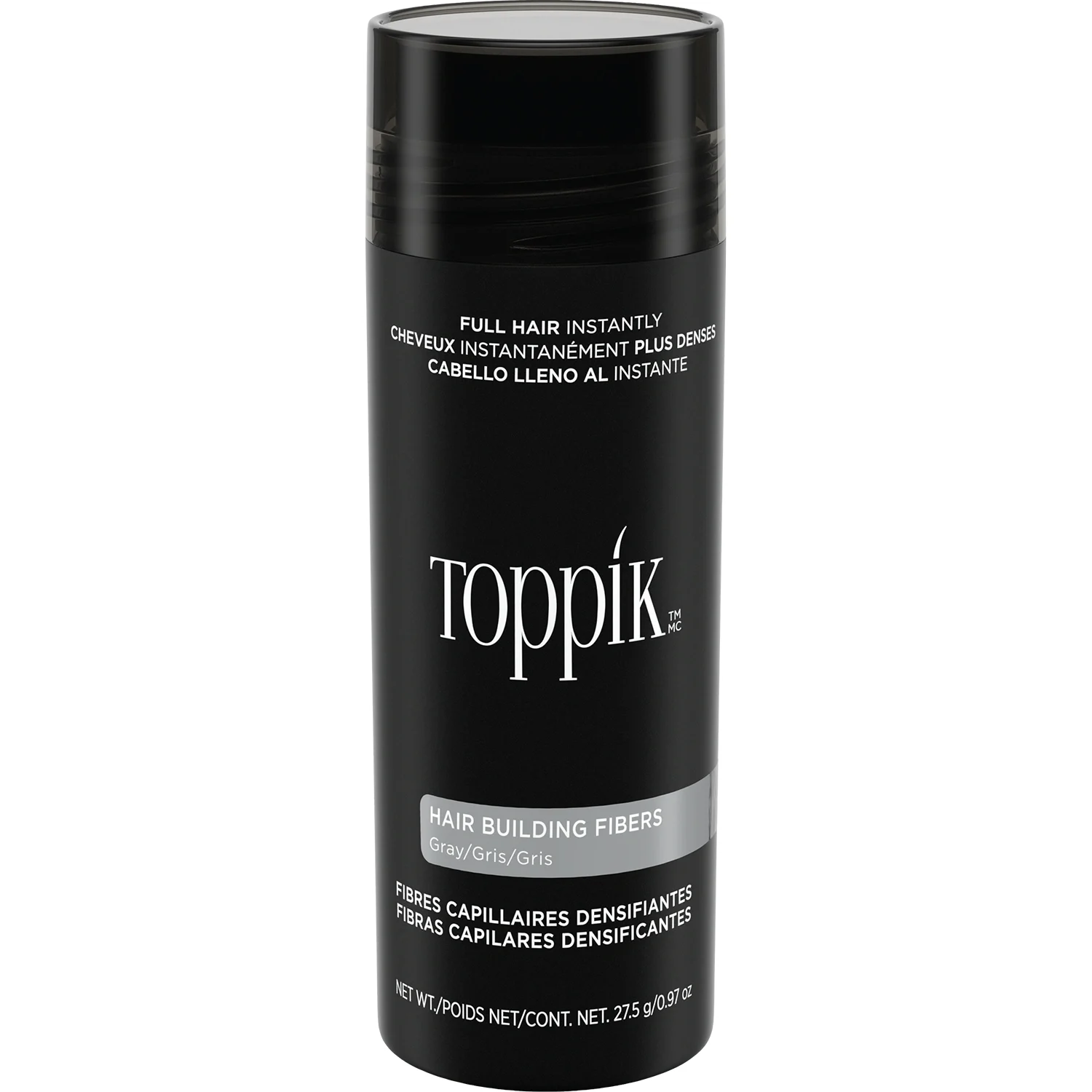 Toppik Hårfibrer Large 27,5 g Grå - Håravfall