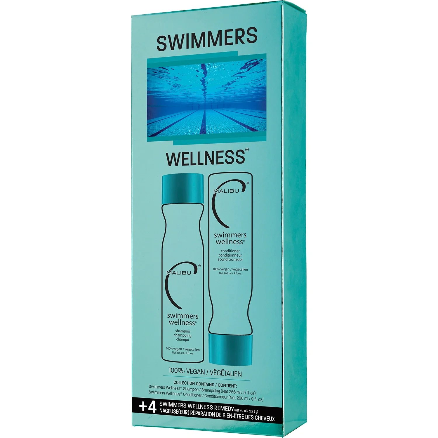 Malibu C Swimmers Wellness Collection Kit - Schampo