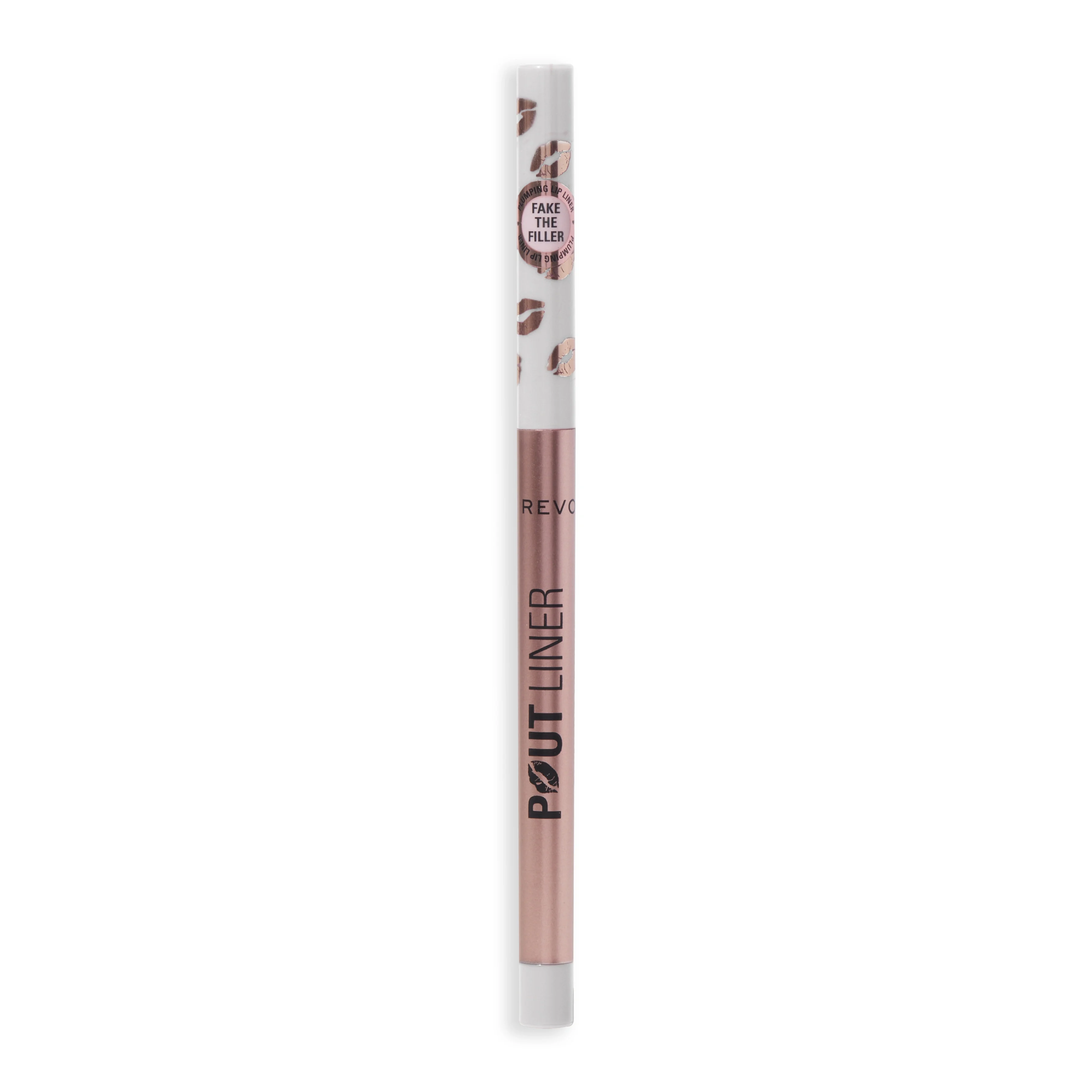 Revolution Beauty London Pout Bomb Plumping Lip Liner 0,2 g 01 Fake the Filler Clear - Läppenna
