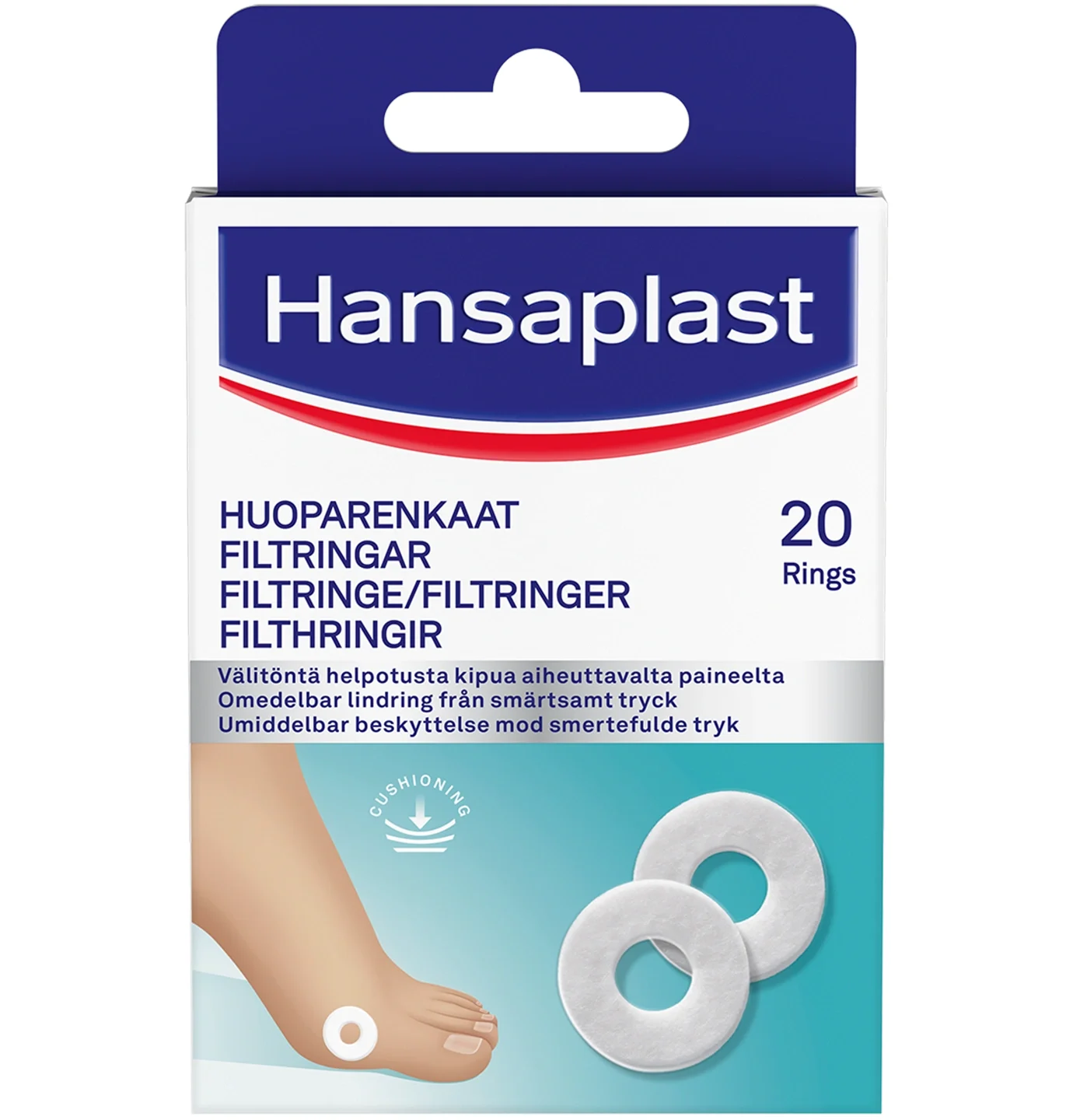 Hansaplast filtringar små 20 st - Förhårdnader & sprickor