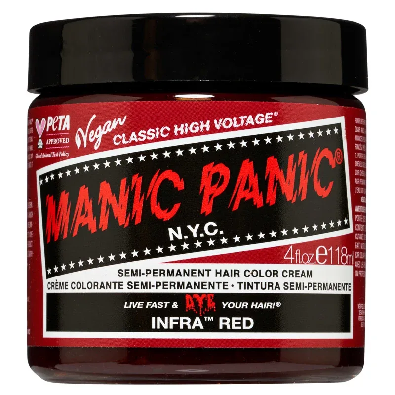 Manic Panic Classic High Voltage Semi-Permanent Hair Color Cream 118 ml Infra Red - Hårfärg