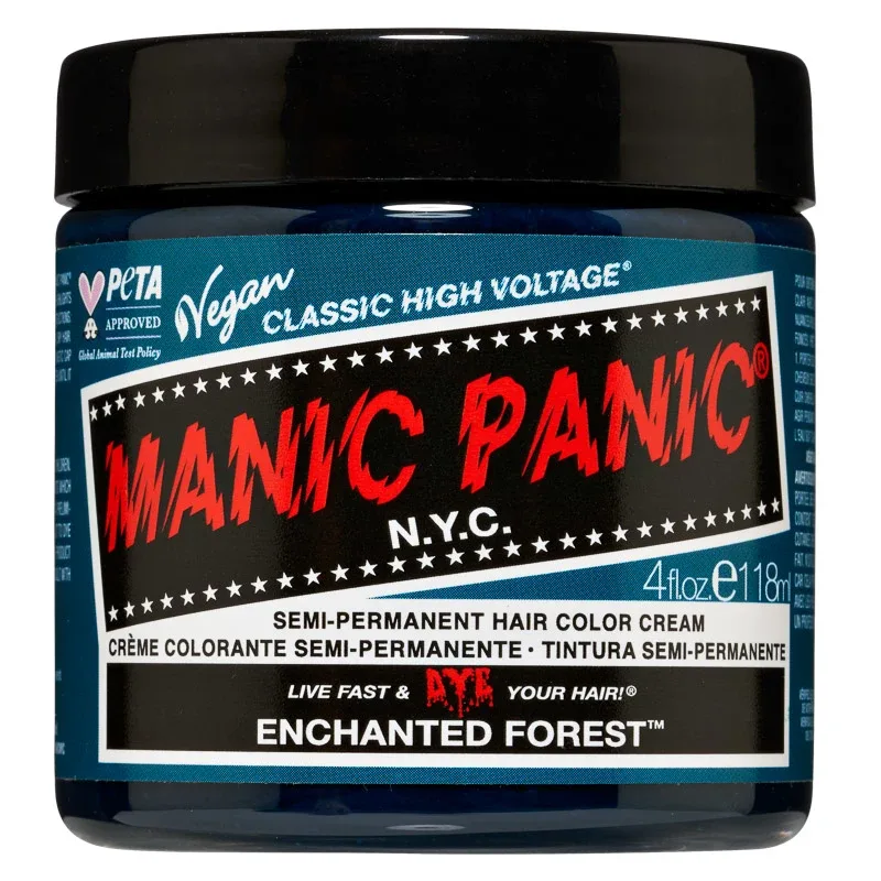Manic Panic Classic High Voltage Semi-Permanent Hair Color Cream 118 ml Enchanted Forest - Hårfärg