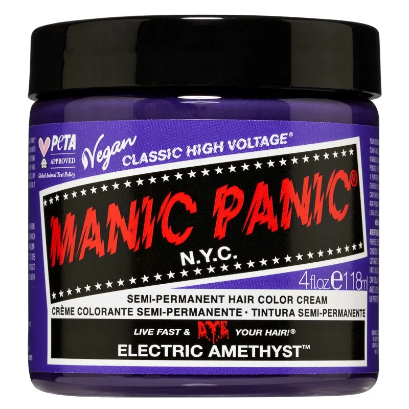 Manic Panic Classic High Voltage Semi-Permanent Hair Color Cream 118 ml Electric Amethyst - Hårfärg