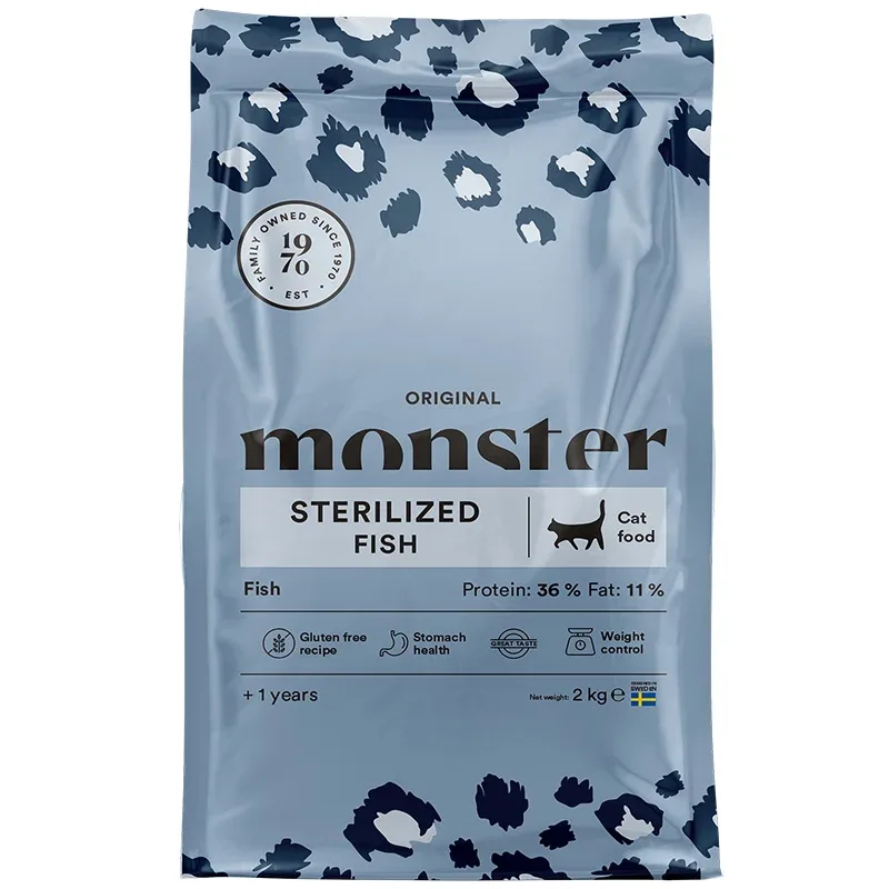 Monster Cat Original Sterilized Fish 2 kg - Torrfoder katt