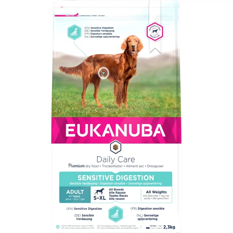 Eukanuba Dog Daily Care Sensitive Digestion 2,3 kg - Torrfoder hund