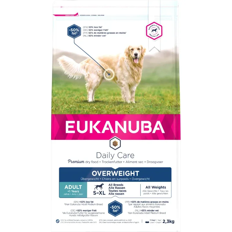 Eukanuba Dog Daily Care Overweight 2,3 kg - Torrfoder hund