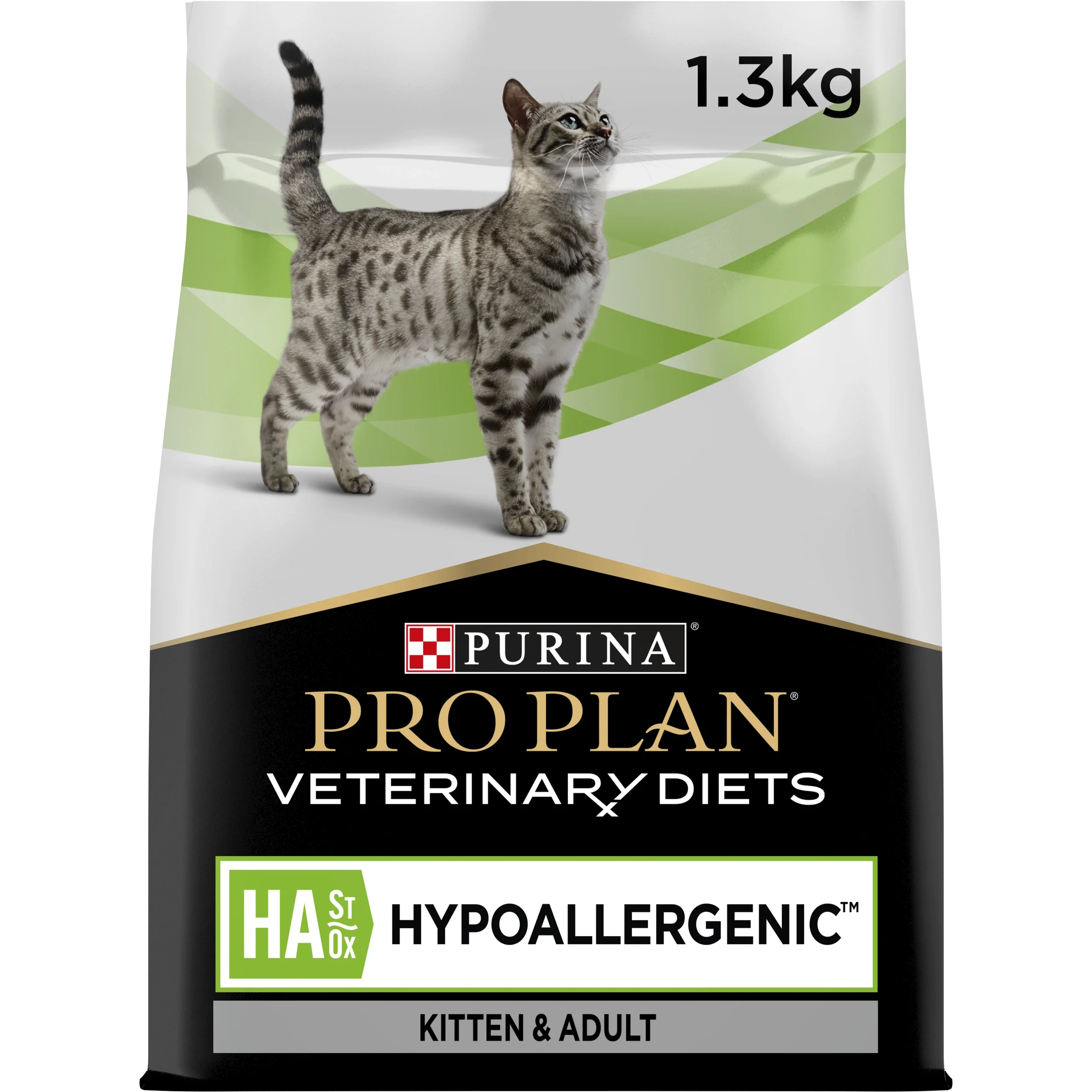 PURINA PRO PLAN Veterinary Diets HA Hypoallergenic Torrfoder Katt 1,3kg - Torrfoder katt