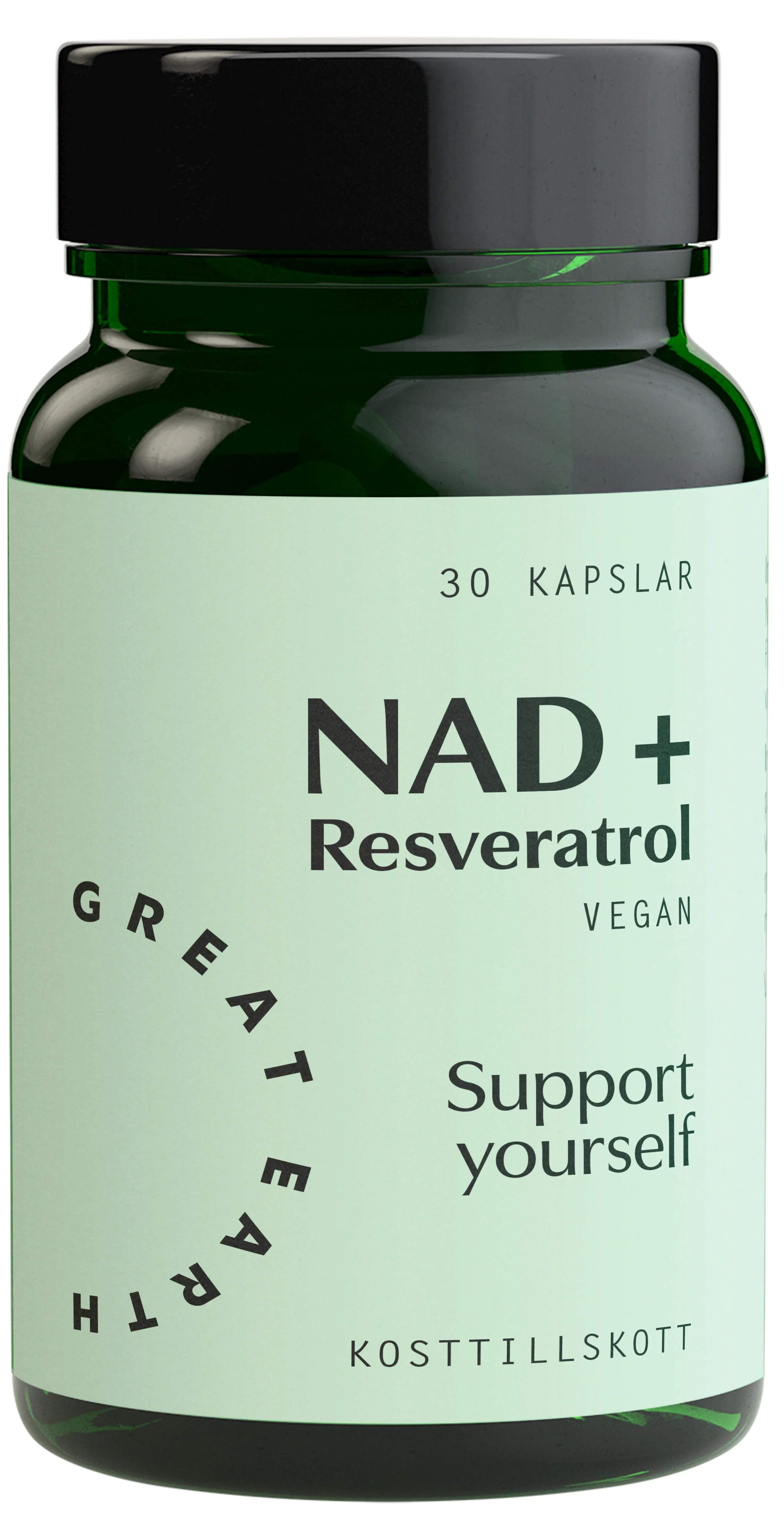 Great Earth NAD+ Resveratrol 30 st - Kosttillskott