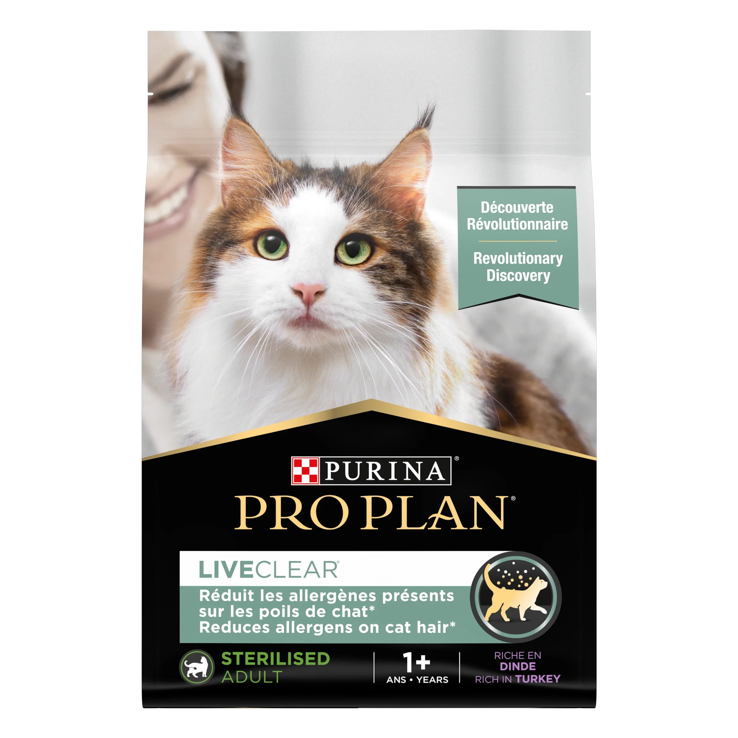 PURINA PRO PLAN Liveclear Sterilised Turkey Torrfoder Katt 2,8kg - Torrfoder katt