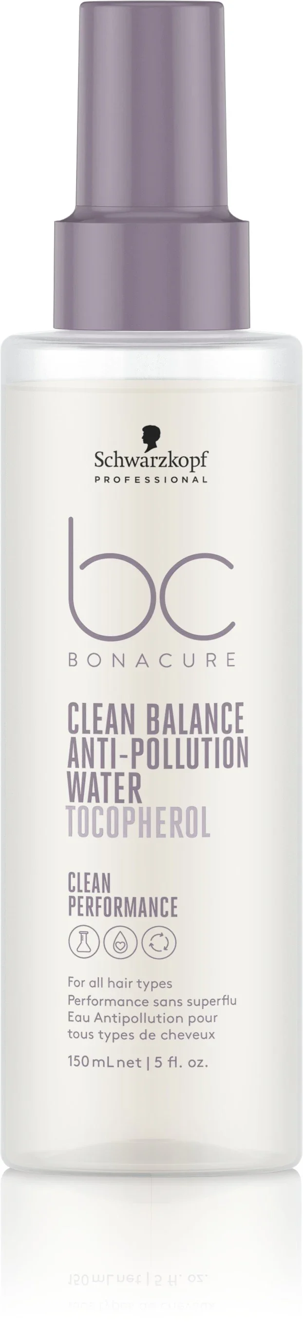 Schwarzkopf Professional BC Clean Balance Anti-Pollution Water 150 ml - Värmeskydd för håret