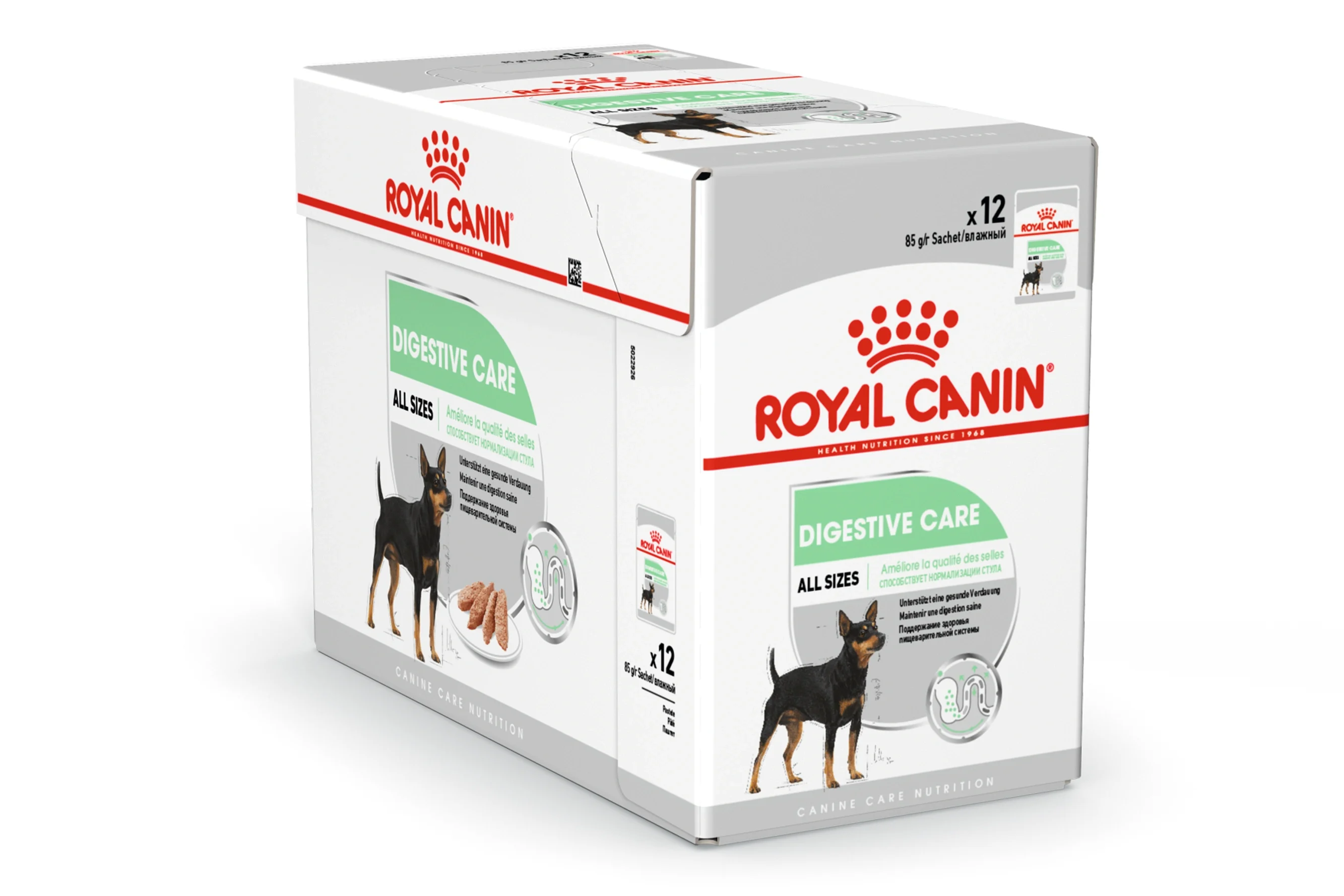 Royal Canin Digestive Care Loaf Dog 12x85 g - Våtfoder hund