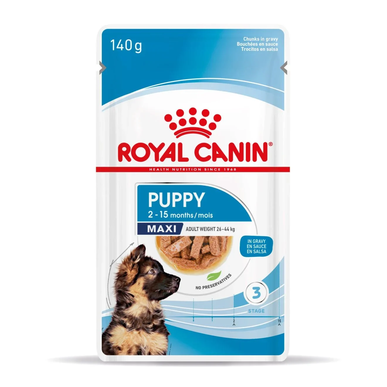Royal Canin Maxi Puppy Gravy 10x140 g - Valpfoder