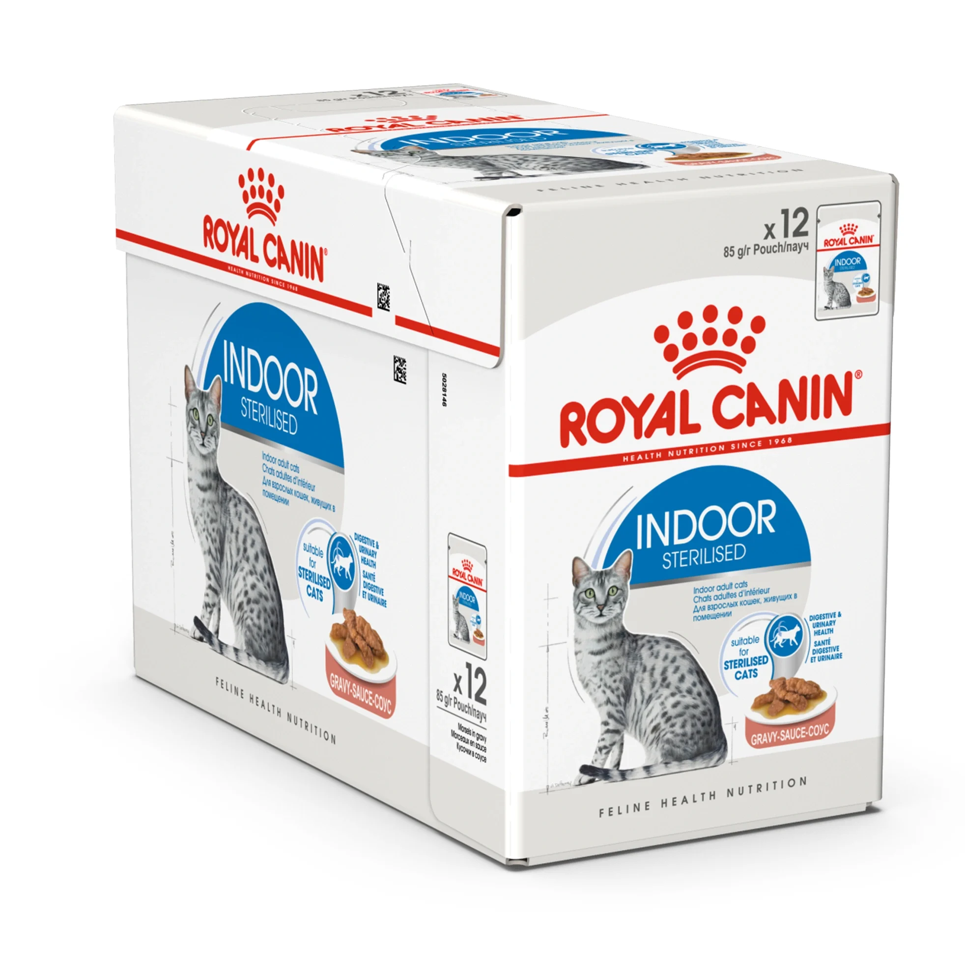 Royal Canin Indoor Gravy Cat 12x85 g - Våtfoder katt