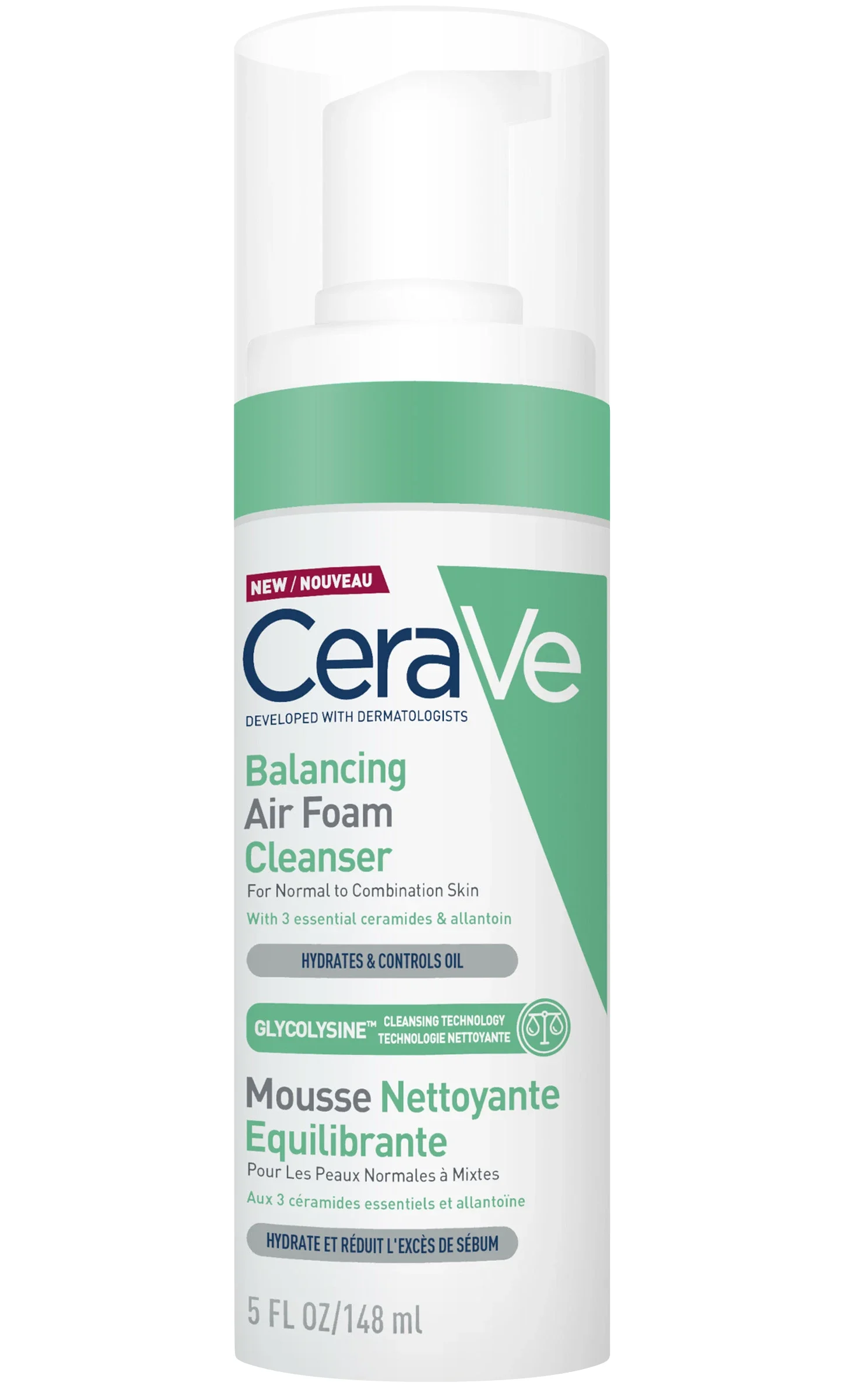 CeraVe Balancing Air Foam Cleanser 148 ml - Ansiktsrengöring