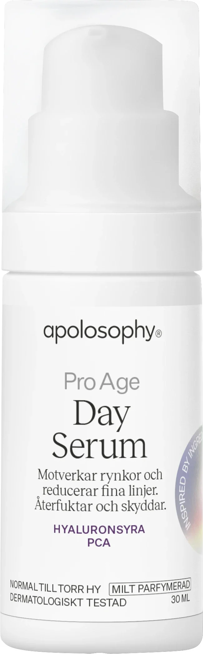 Apolosophy Pro-Age Day Serum Parfymerad 30 ml - Hyaluronsyra serum