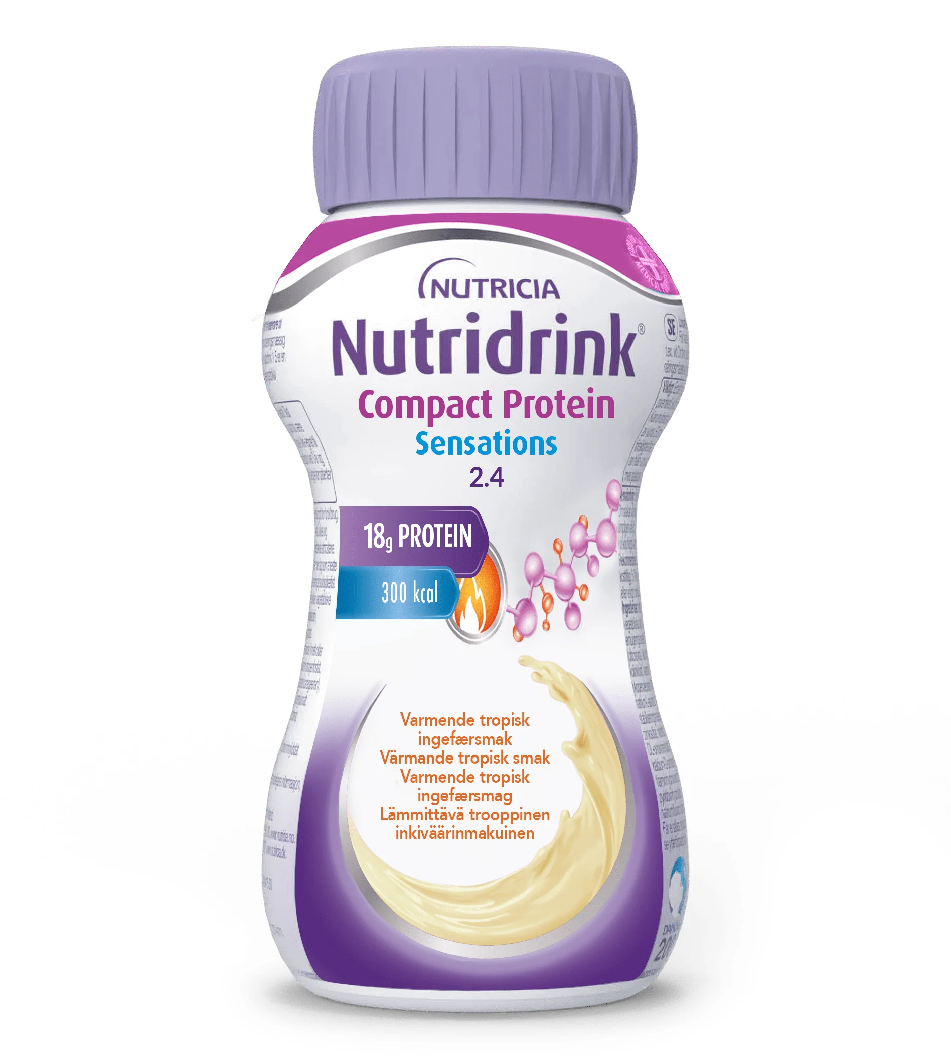 Nutridrink Compact Protein Sensations Värmande Tropisk 4 x 125 ml - Näringsdrycker