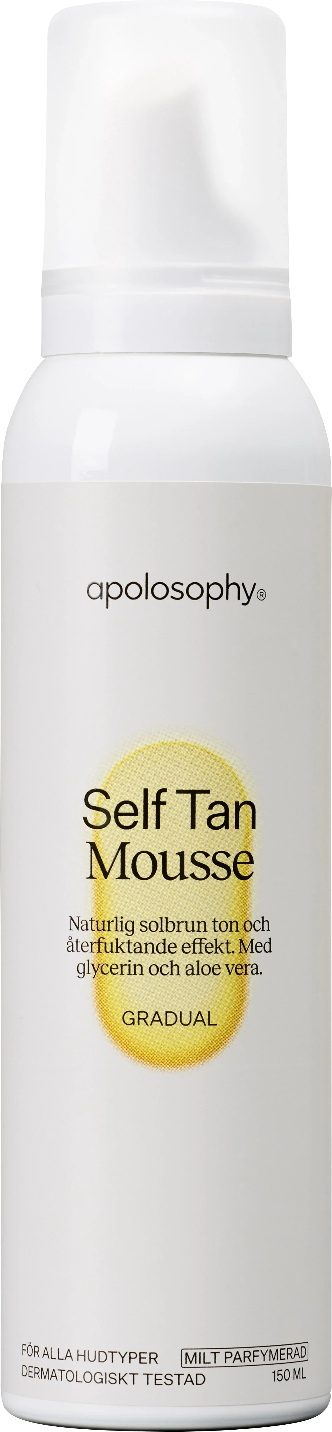 Apolosophy Self Tan Mousse 150 ml - Brun utan sol mousse