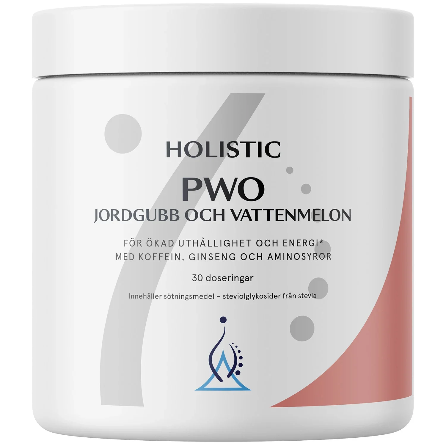 Holistic PWO Jordgubb och Vattenmelon 345 g - Pre-workout pulver (PWO)