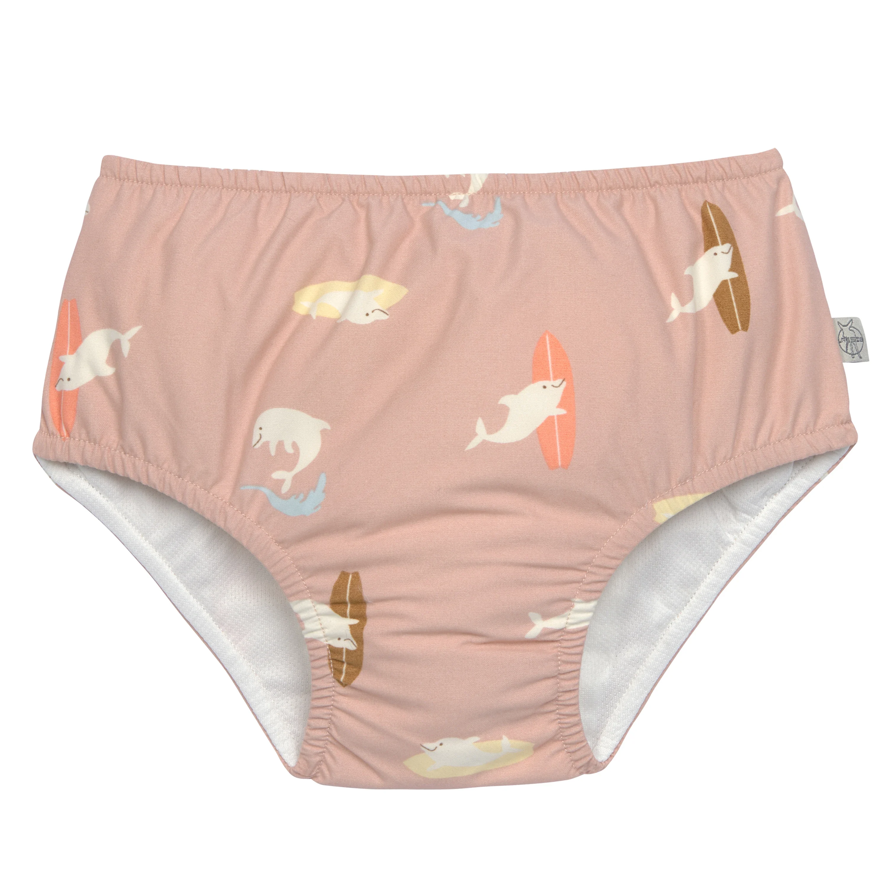 LÄSSIG Swim Diaper Dolphin Peach 13-18 månader - Badblöjor och badbyxor för barn