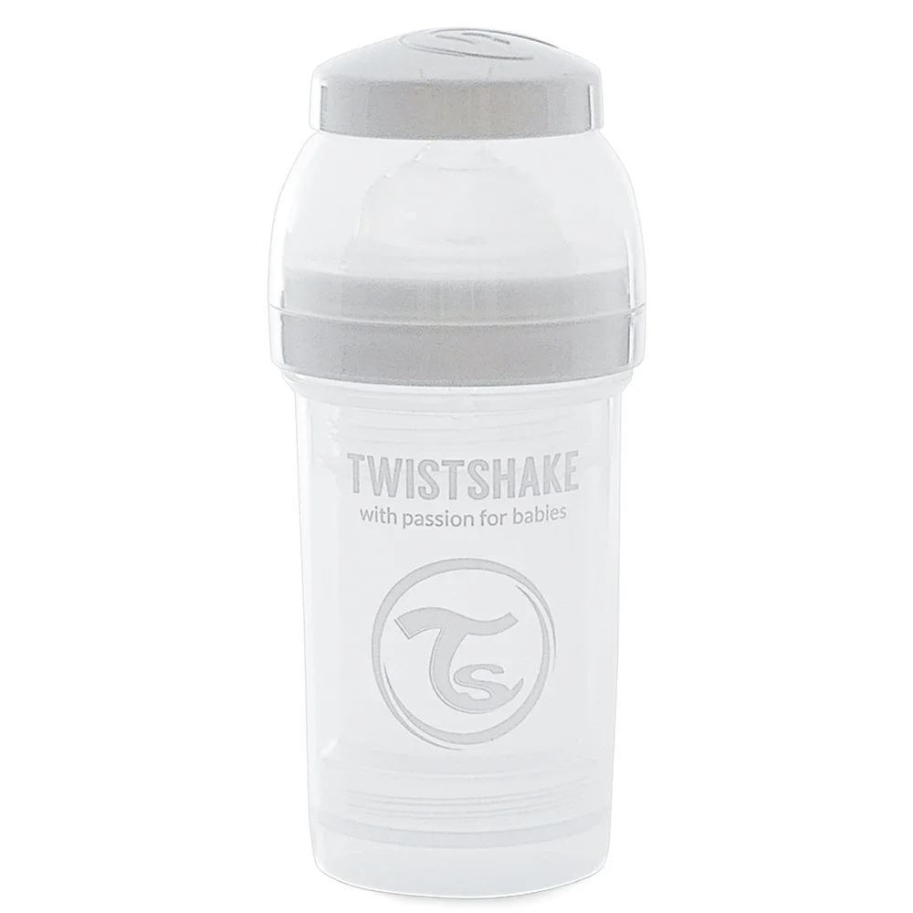 Twistshake Anti-Colic nappflaska 180 ml Vit/transparent - Nappflaskor & vällingflaskor