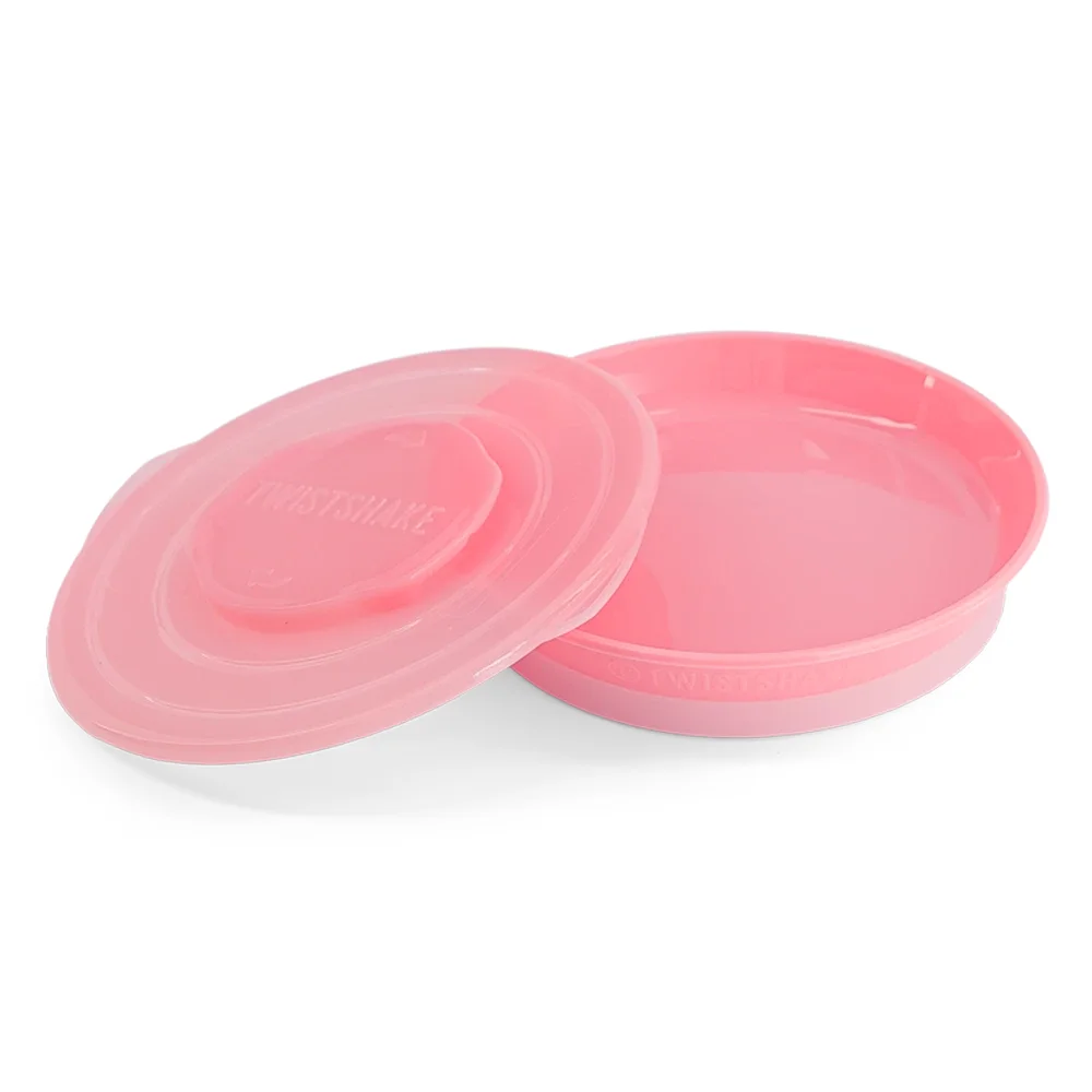 Twistshake Tallrik Pastell Rosa - Barntallrik & barnbestick