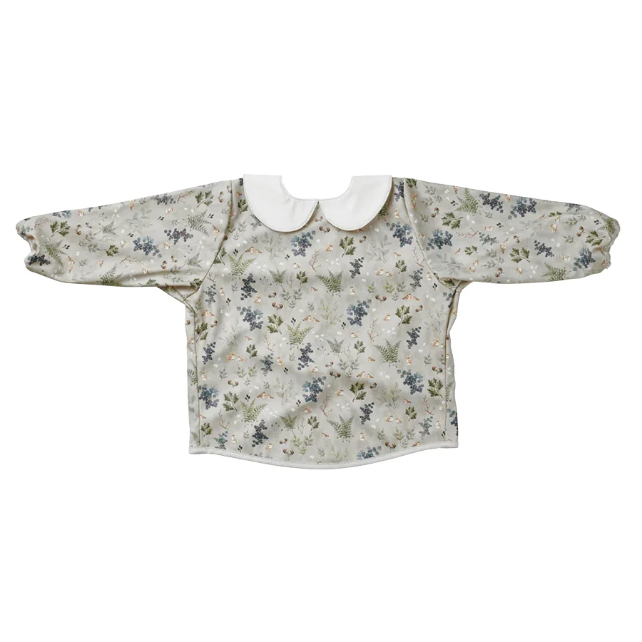 Elodie Longsleeved Baby Bib Fairytale Forest - Haklappar