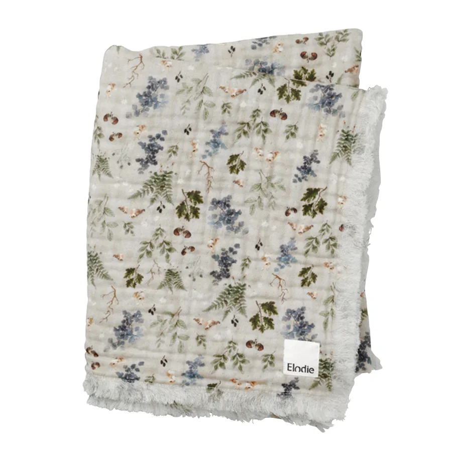 Elodie Soft Cotton Blanket Fairytale Forest - Barnrum & sova