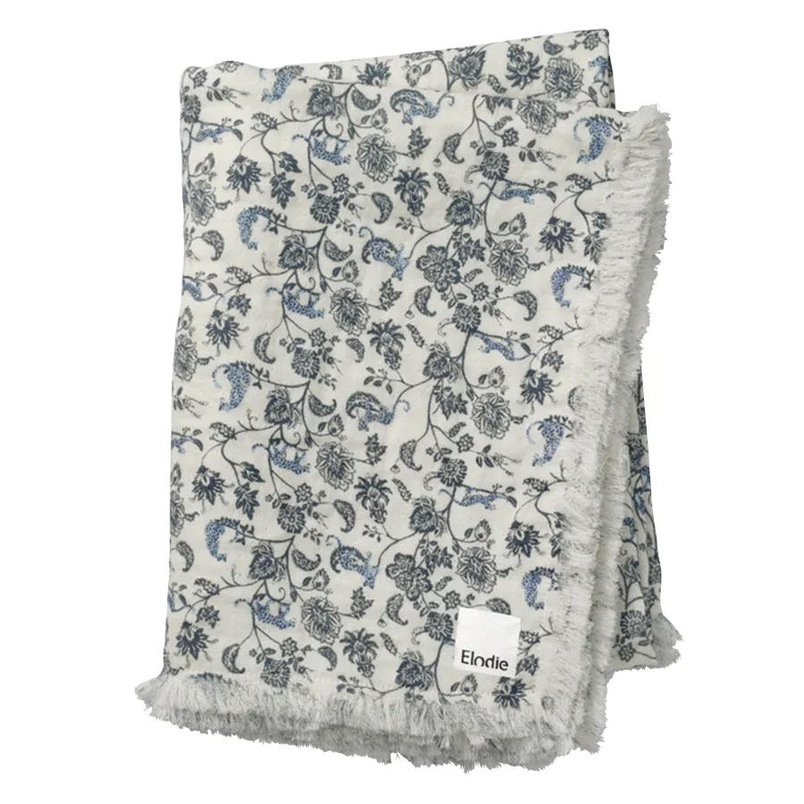 Elodie Soft Cotton Blanket Garden Leo Toile - Barnrum & sova