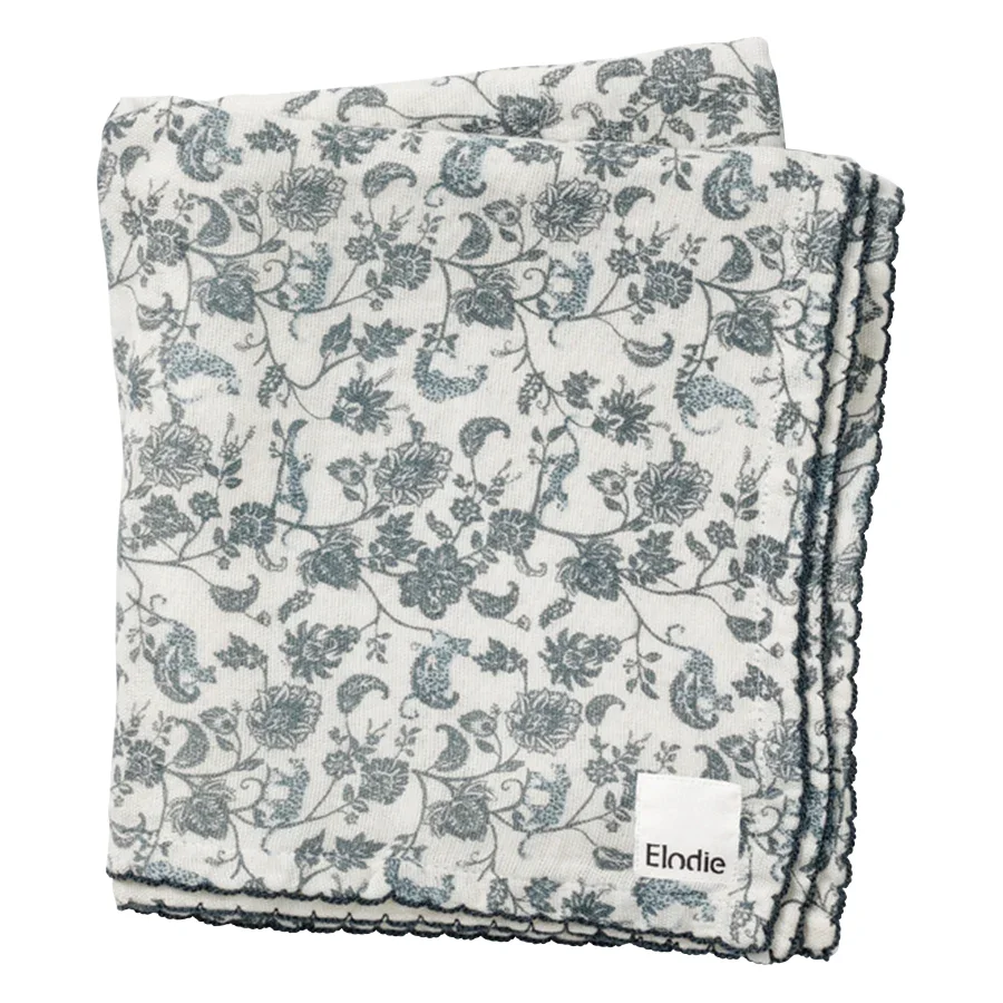 Elodie Bamboo Muslin Blanket Garden Leo Toile
