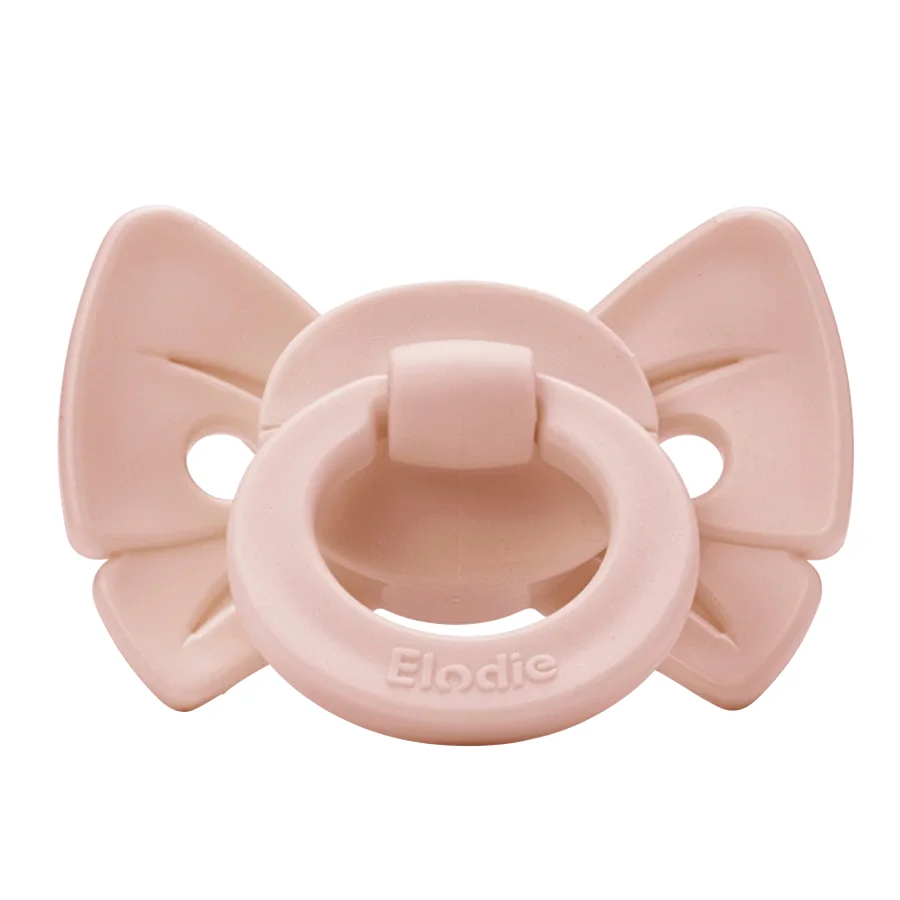 Elodie Binky Bow Misty Pink 3+ månader - Nappar
