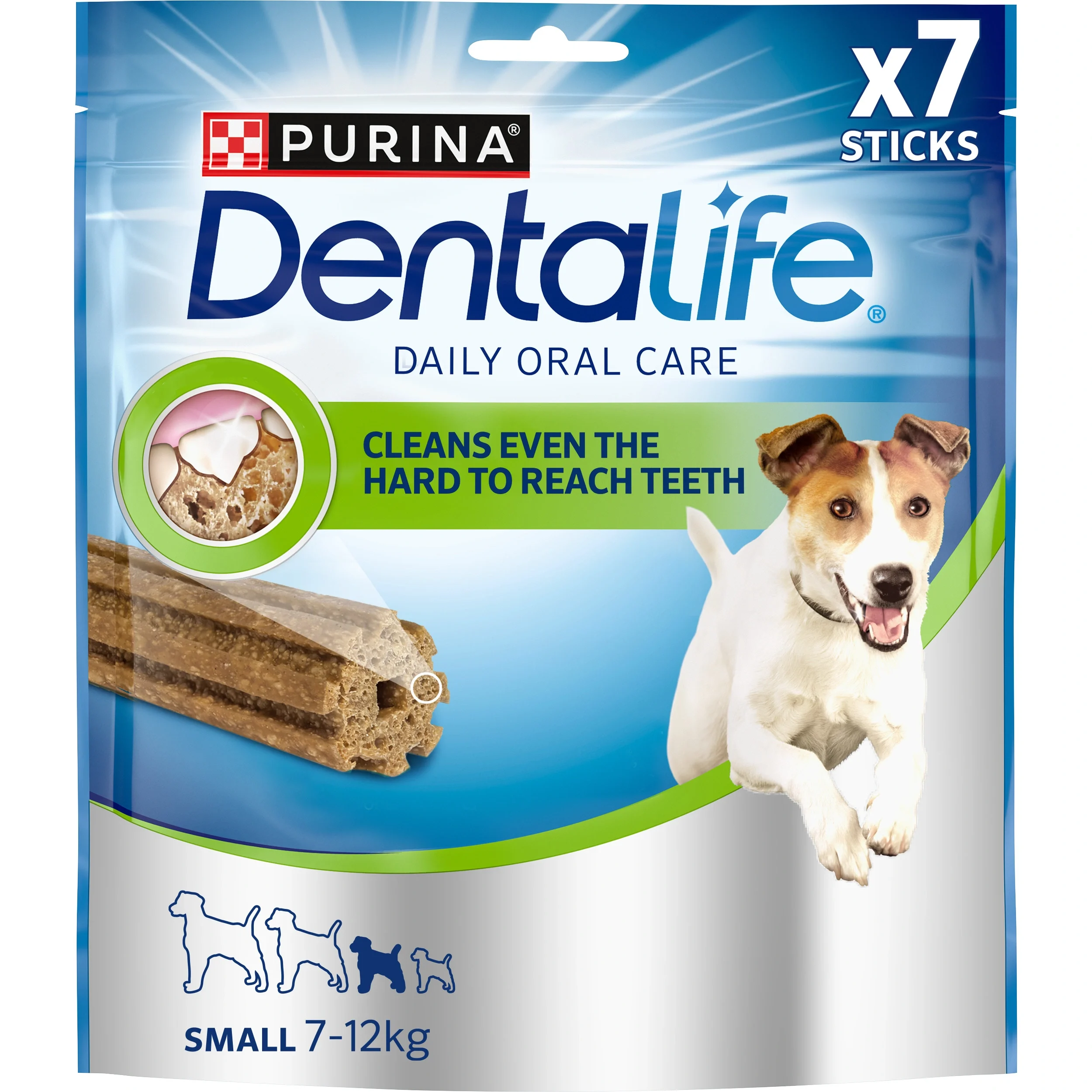 PURINA Dentalife Small Hundtugg 7-pack