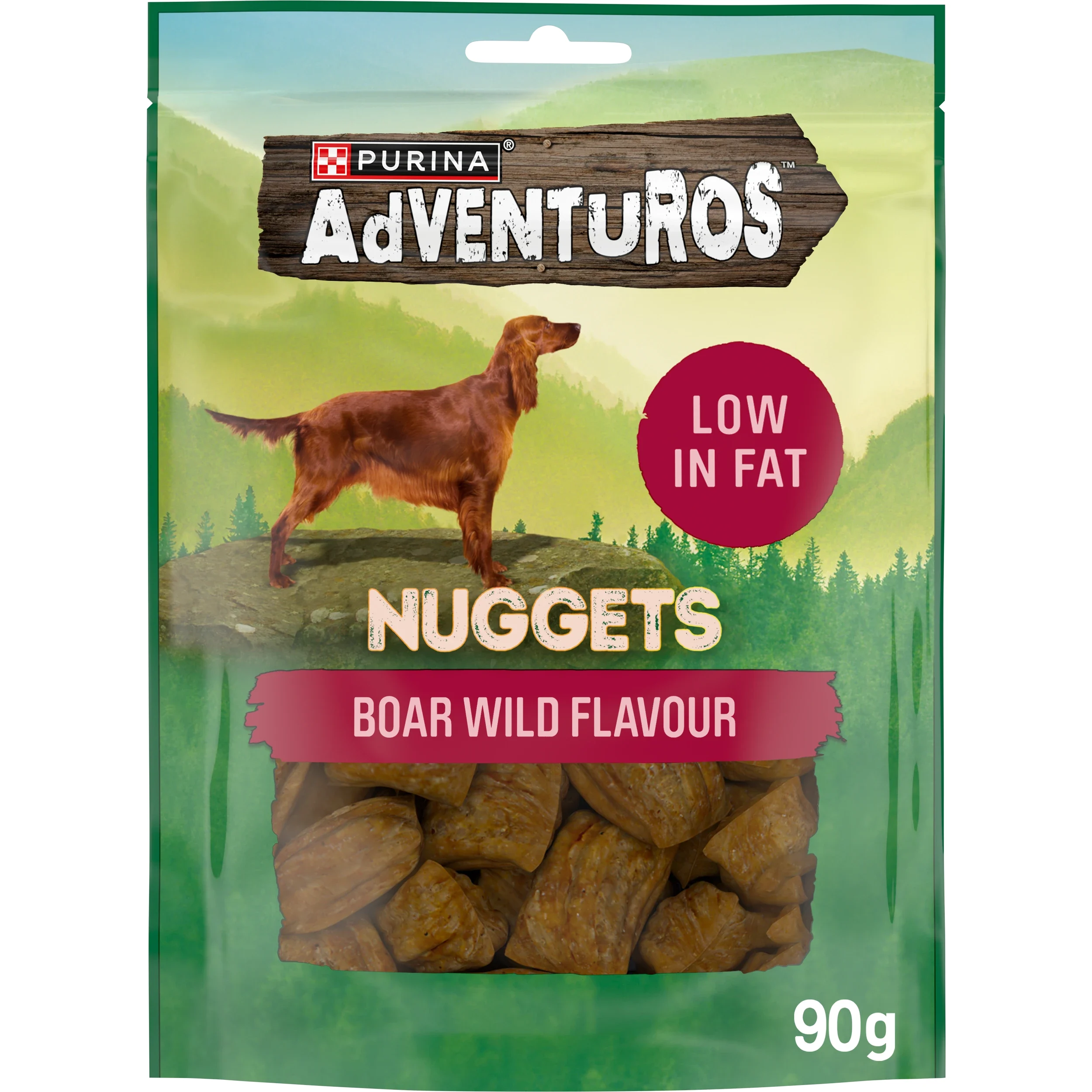 PURINA Adventuros Nuggets Hundgodis Boar 90g - Hundgodis