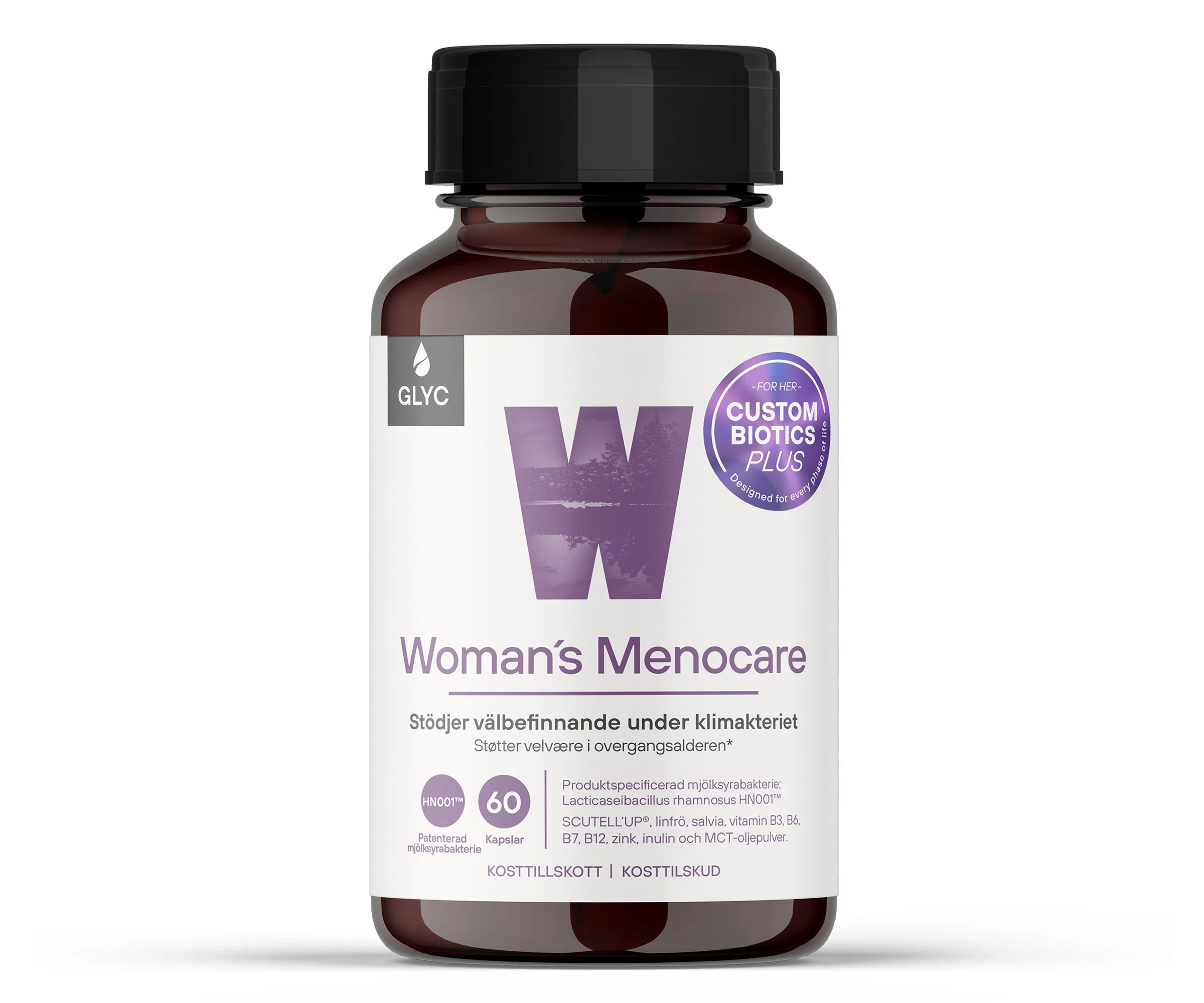 GLYC Women Menocare 60 kapslar - Kosttillskott vid klimakteriet