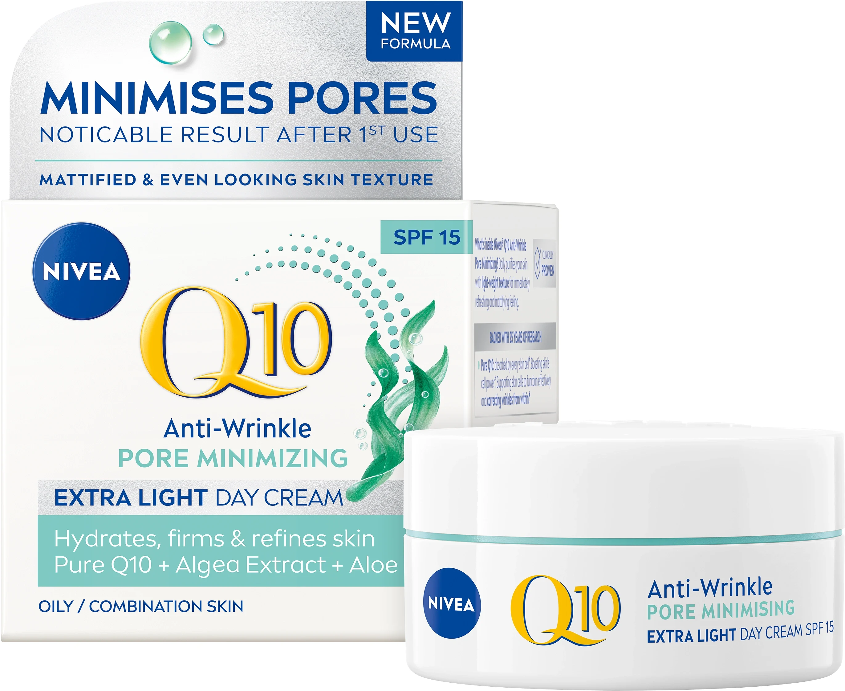 Nivea Q10 Power Pore Refining Day Cream 50 ml - Ansiktskräm - dagkräm
